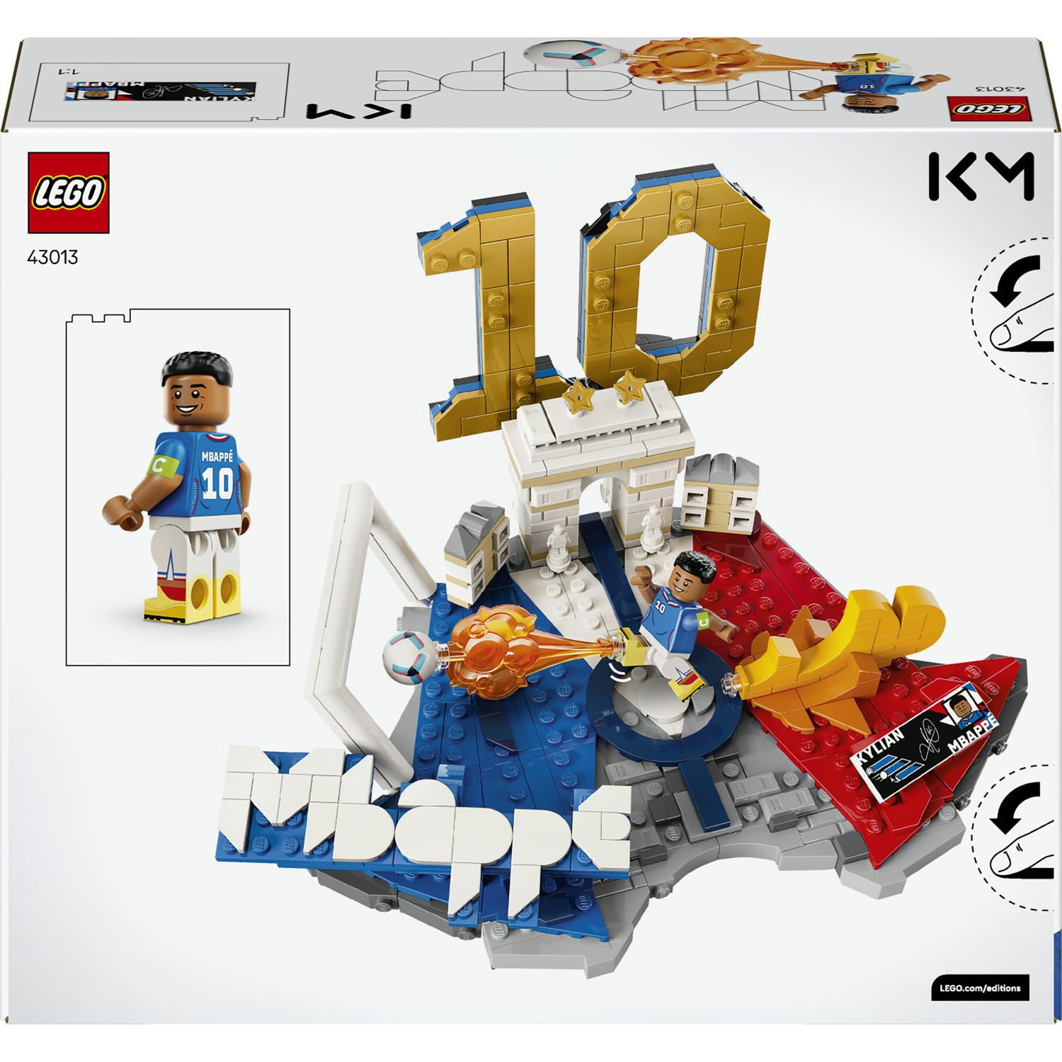 Lego editions football kylian mbappé – highlights calcistici - 43013 - Lego