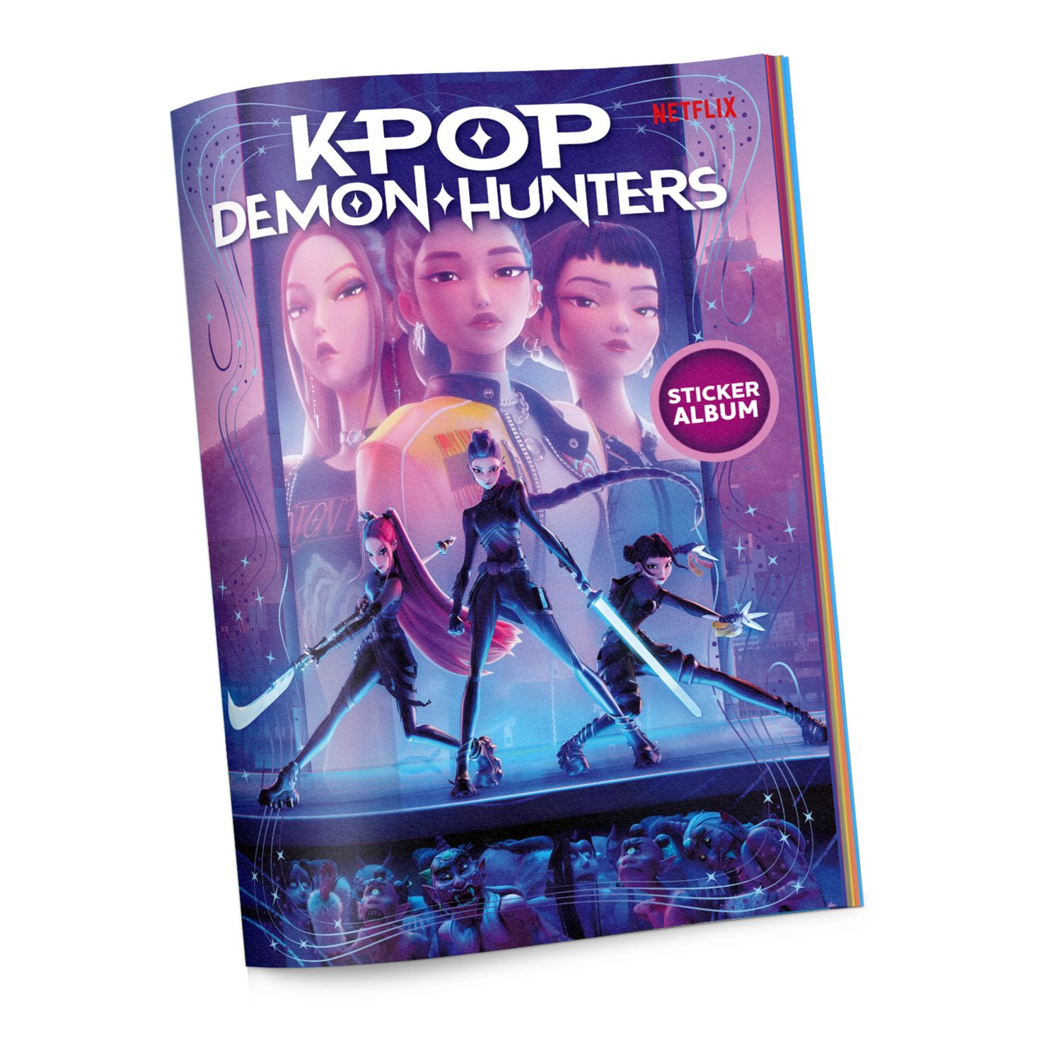 Album sticker k-pop demon hunters netflix + poster - K-POP DEMON HUNTERS