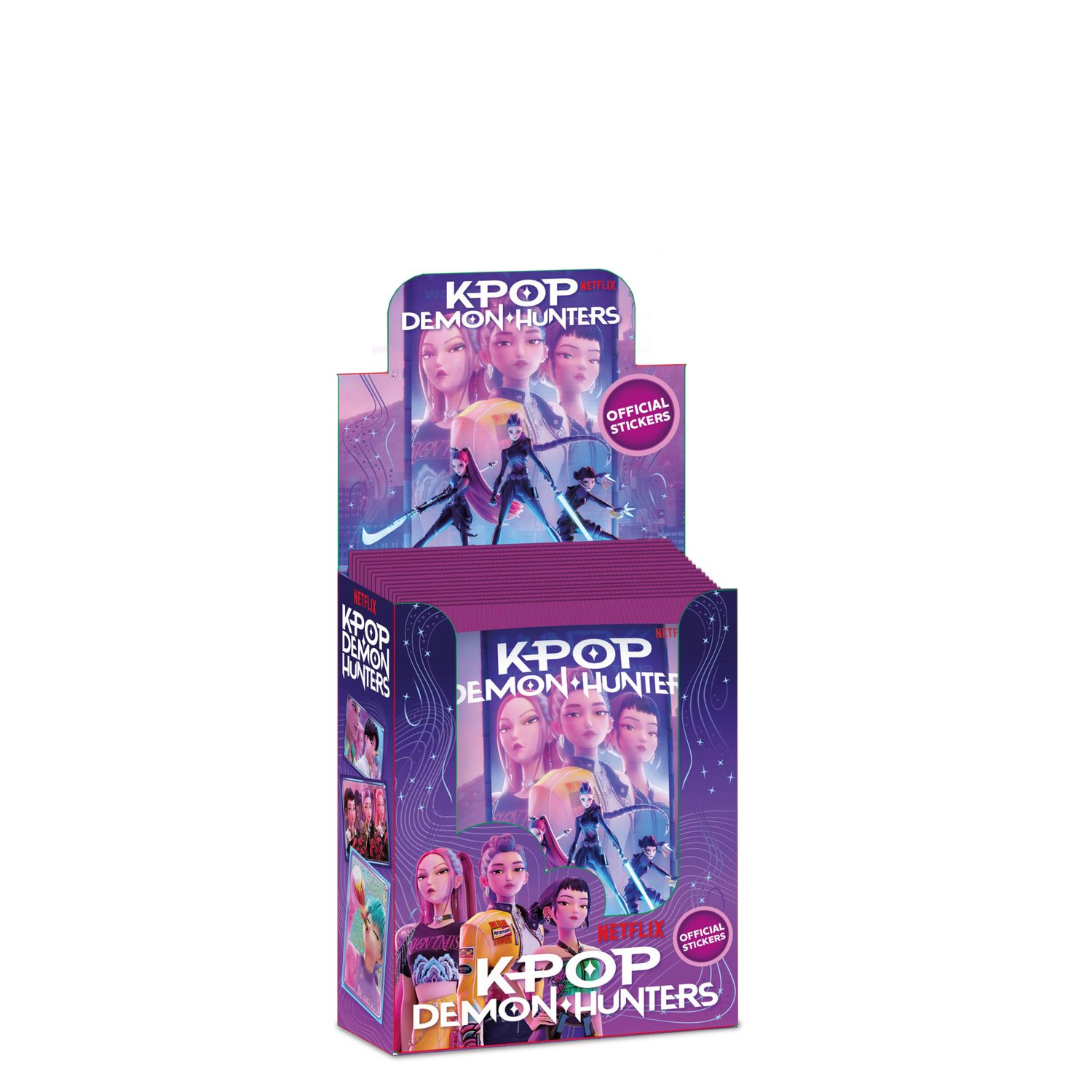 Blister 5 figurine k-pop demon hunters netflix ufficiali | rumi mira zoey huntr/x - K-POP DEMON HUNTERS