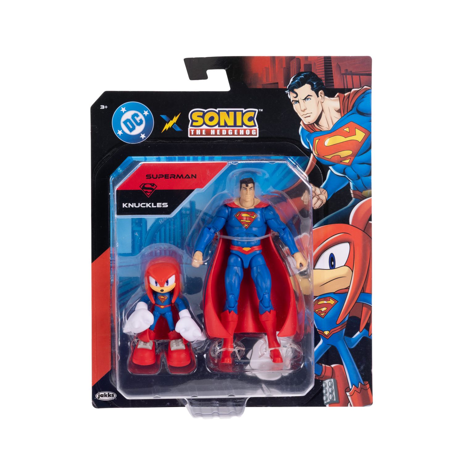 Dc x sonic - assortimento di multipacks con personaggi da 6 cm e 13 cm - wave 1 - BATMAN, DC COMICS, Sonic