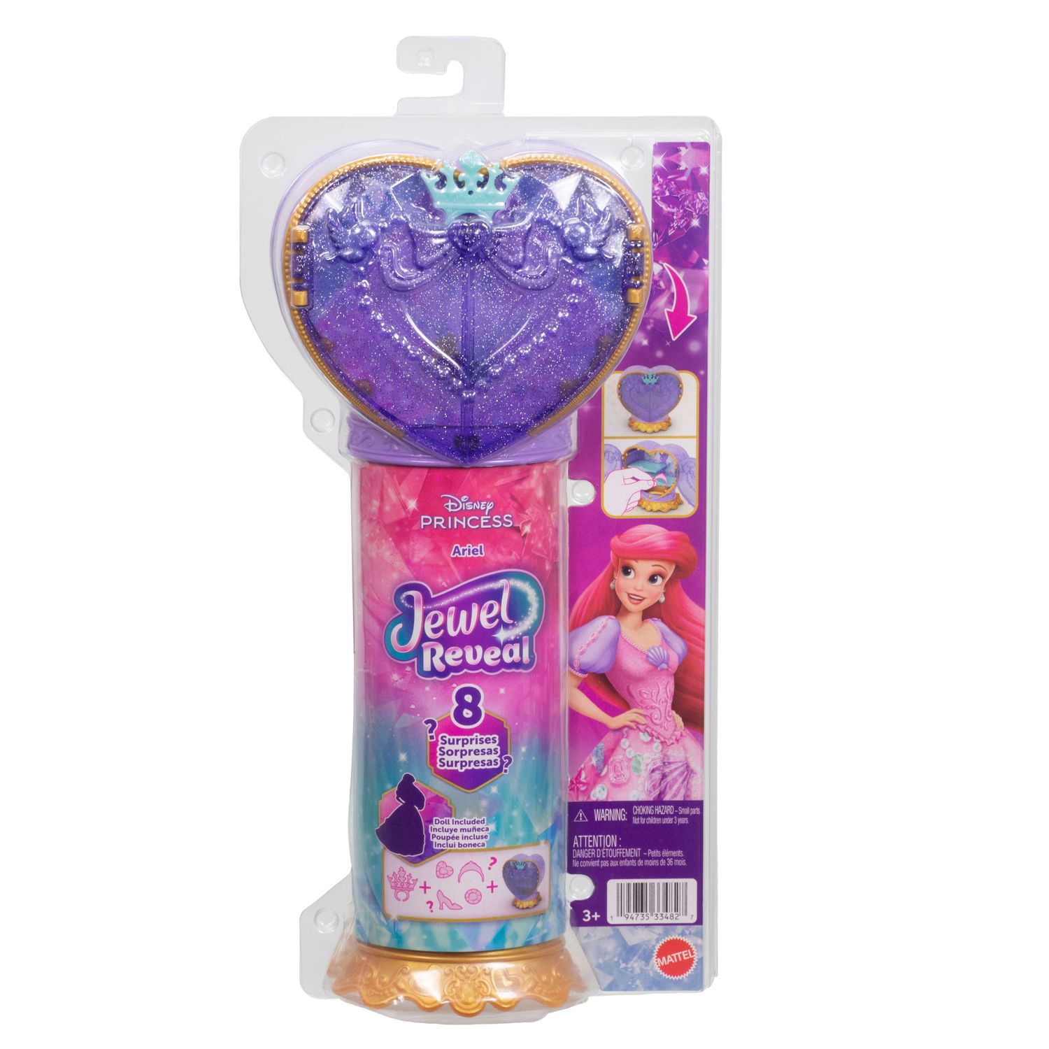 Mattel disney princess - ariel jewel reveal - DISNEY PRINCESS, MATTEL