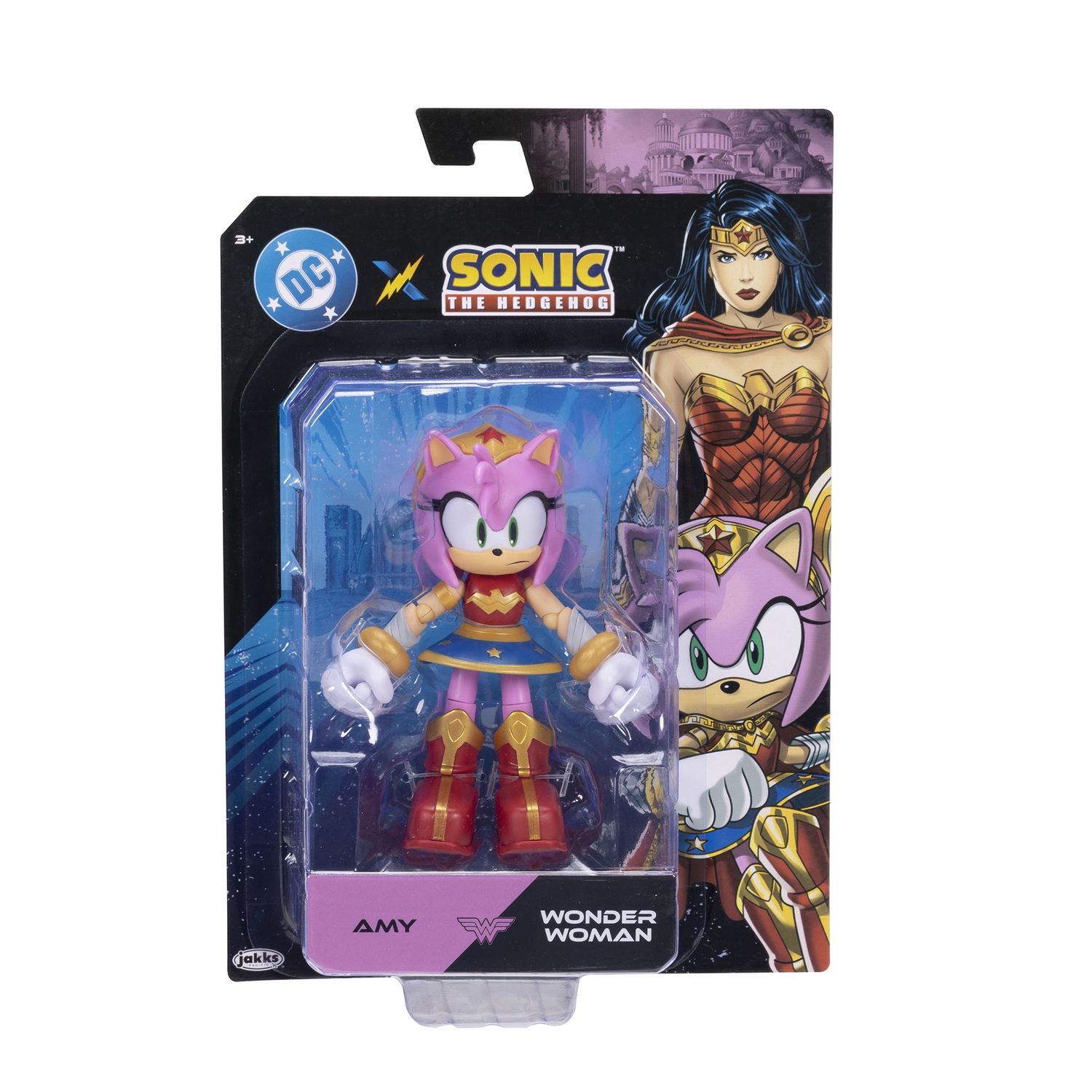 Dc x sonic - assortimento di personaggi articoli 13 cm - wave 1 - DC COMICS, Sonic