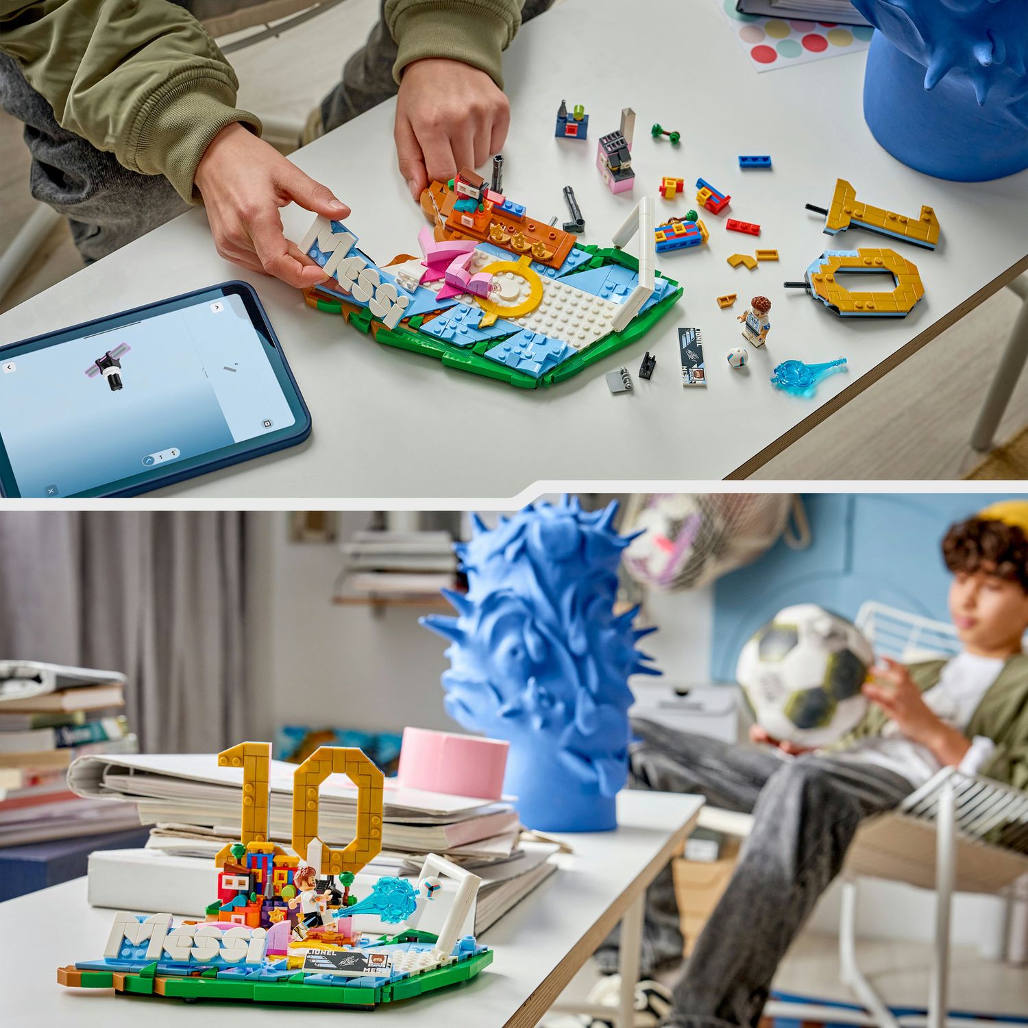 Lego editions football lionel messi – highlights calcistici - 43011 - Lego