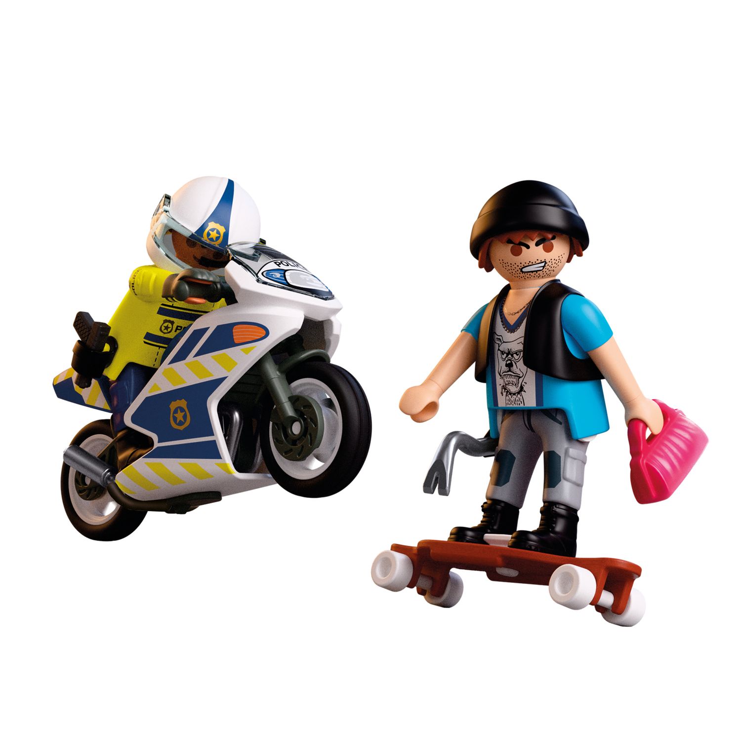 Playmobil 72079 inseguimento in moto - Playmobil
