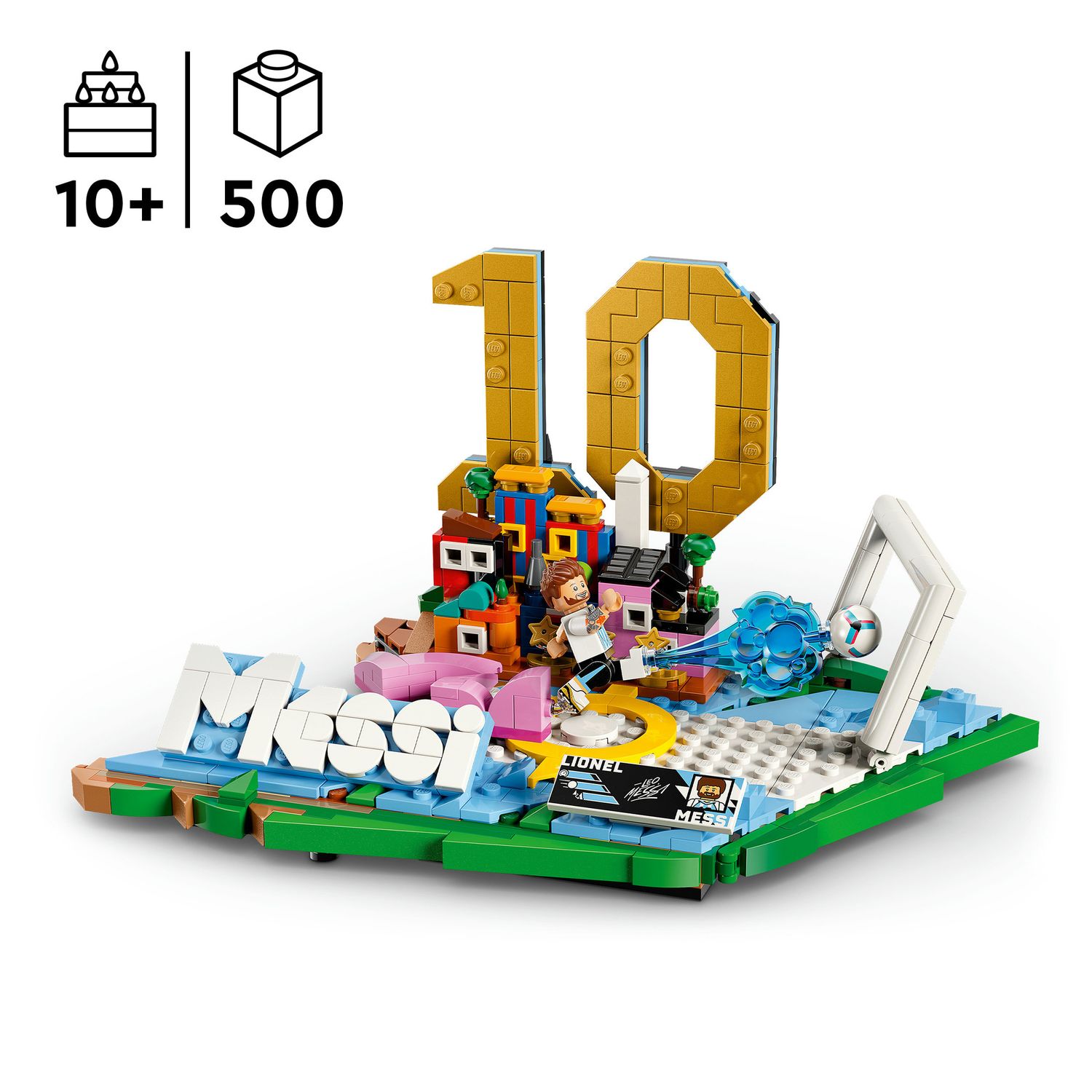 Lego editions football lionel messi – highlights calcistici - 43011 - Lego