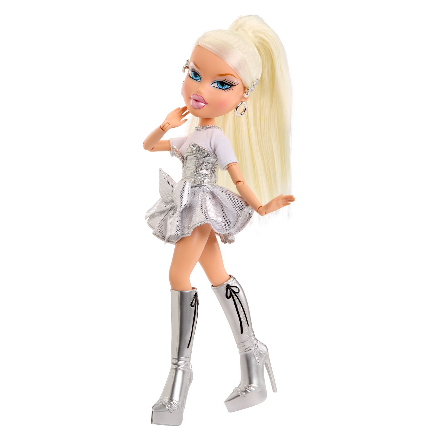 Bratz charmz cloe - bambola fashion con braccialetto e charm collezionabile, include outfit e accessori, confezione da esposizione - BRATZ