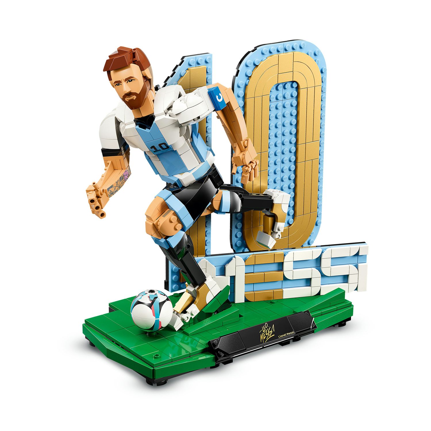 Lego editions football lionel messi – leggenda del calcio - 43015 - Lego