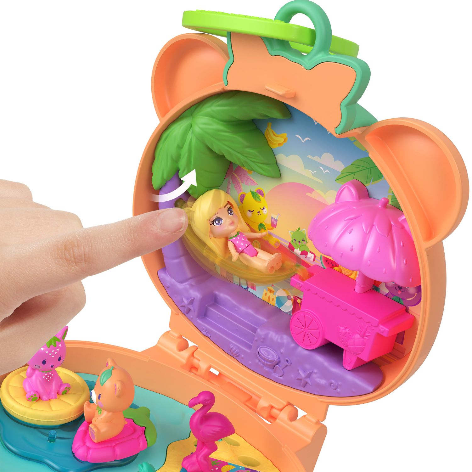 Polly pocket - cofanetto orsacchiotto di peluche - Polly Pocket