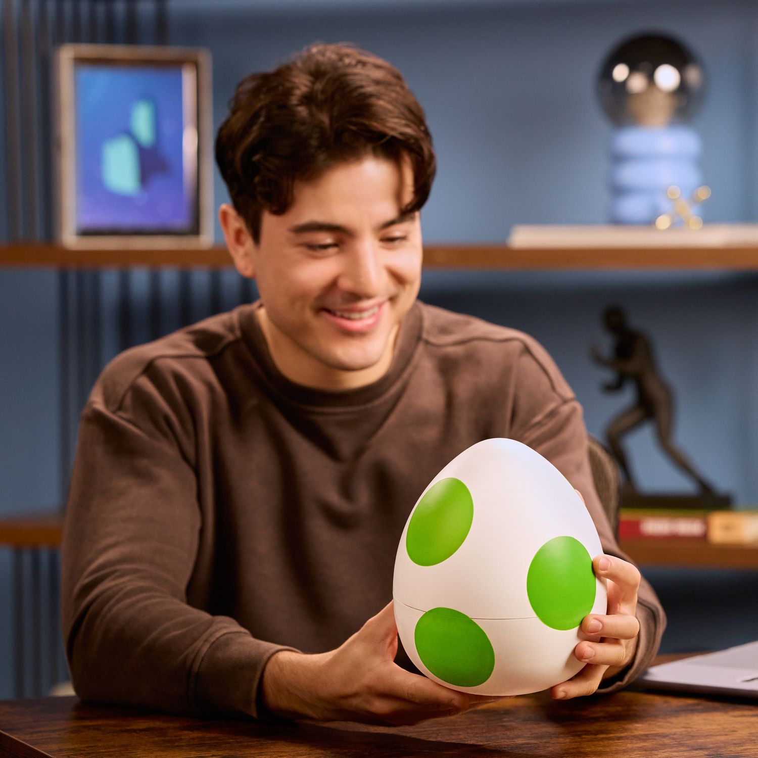 Yoshi uovo interattivo super mario galaxy action figure suoni 4+ anni - Super Mario