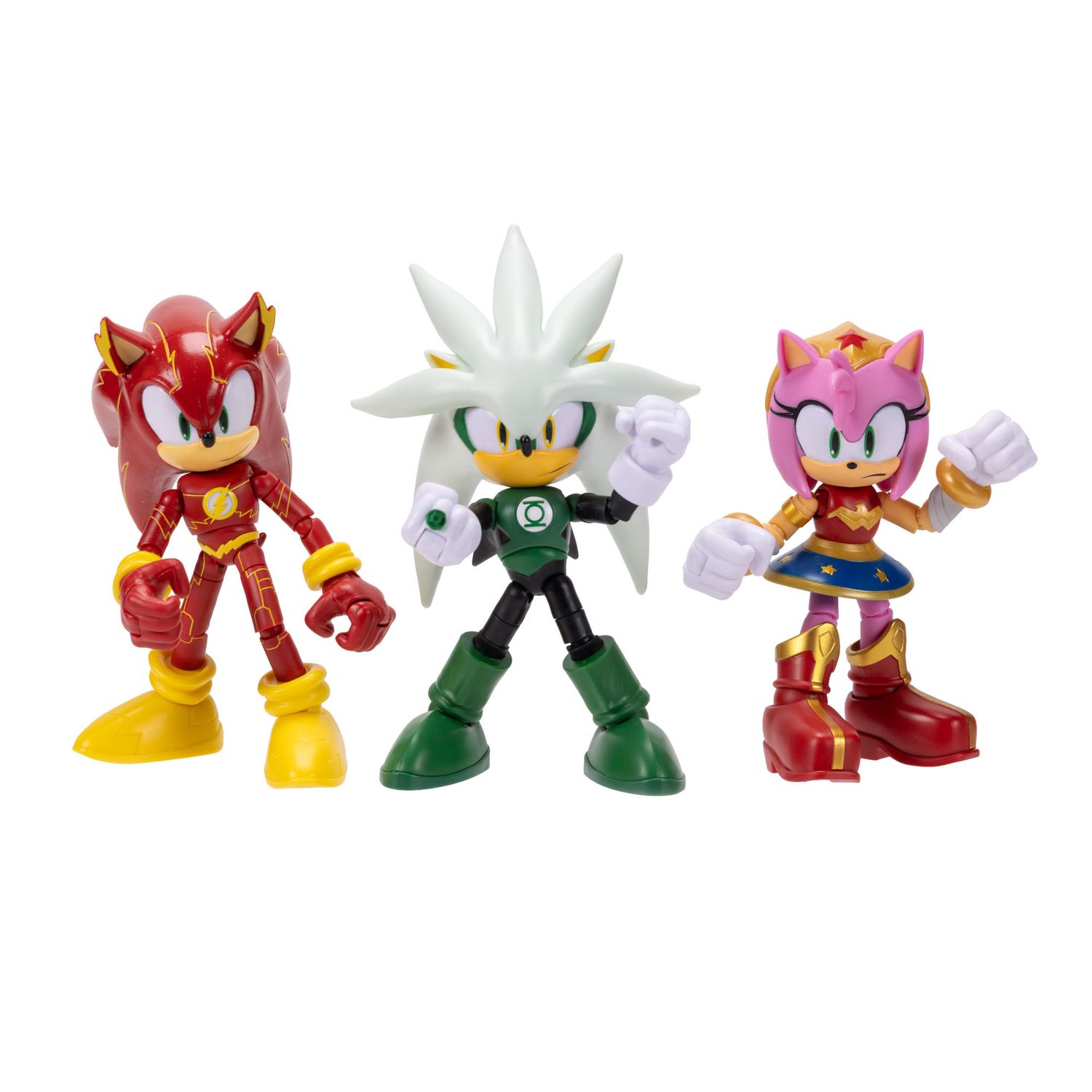 Dc x sonic - assortimento di personaggi articoli 13 cm - wave 1 - DC COMICS, Sonic