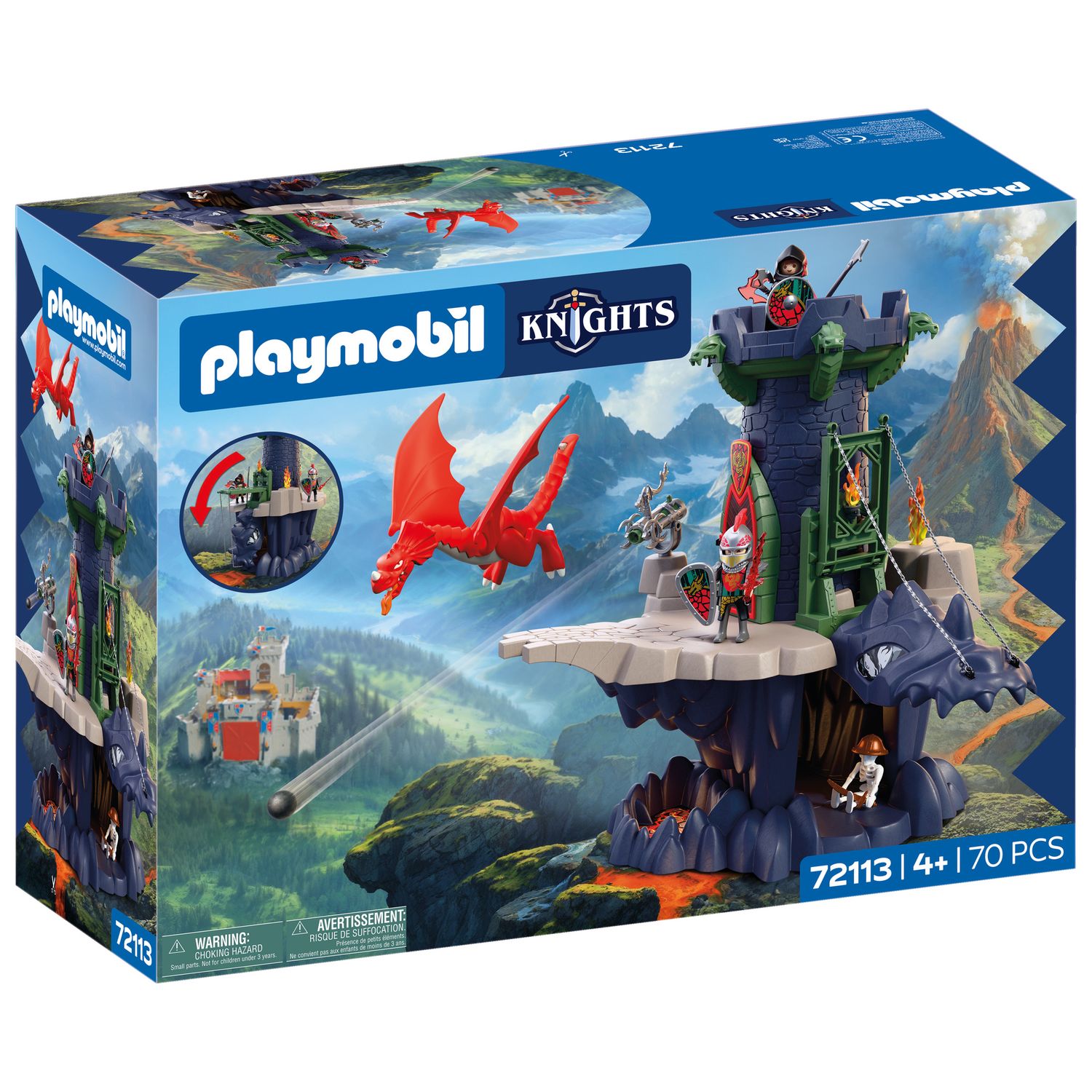 Playmobil 72113 torre dei cavalieri del drago - Playmobil