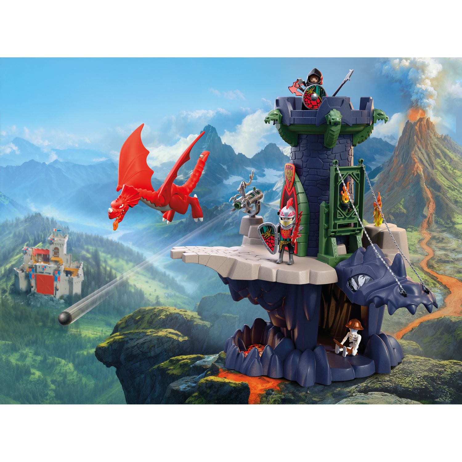 Playmobil 72113 torre dei cavalieri del drago - Playmobil