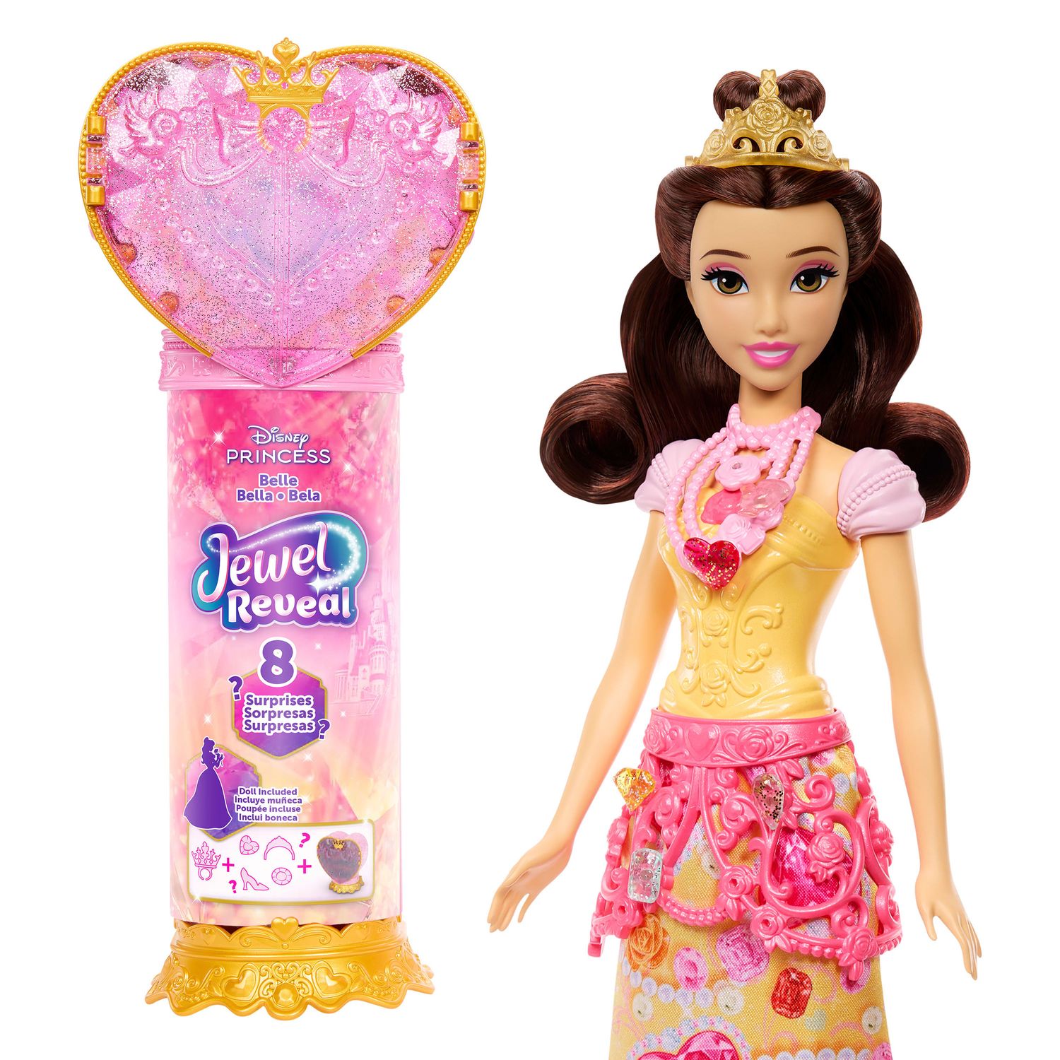 Mattel disney princess - belle jewel reveal - DISNEY PRINCESS, MATTEL