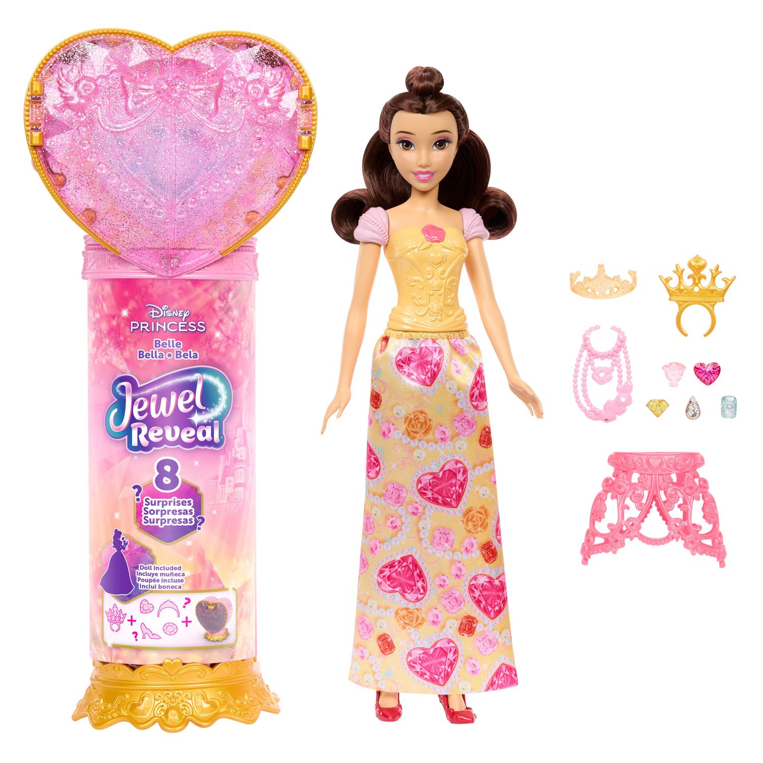 Mattel disney princess - belle jewel reveal - DISNEY PRINCESS, MATTEL