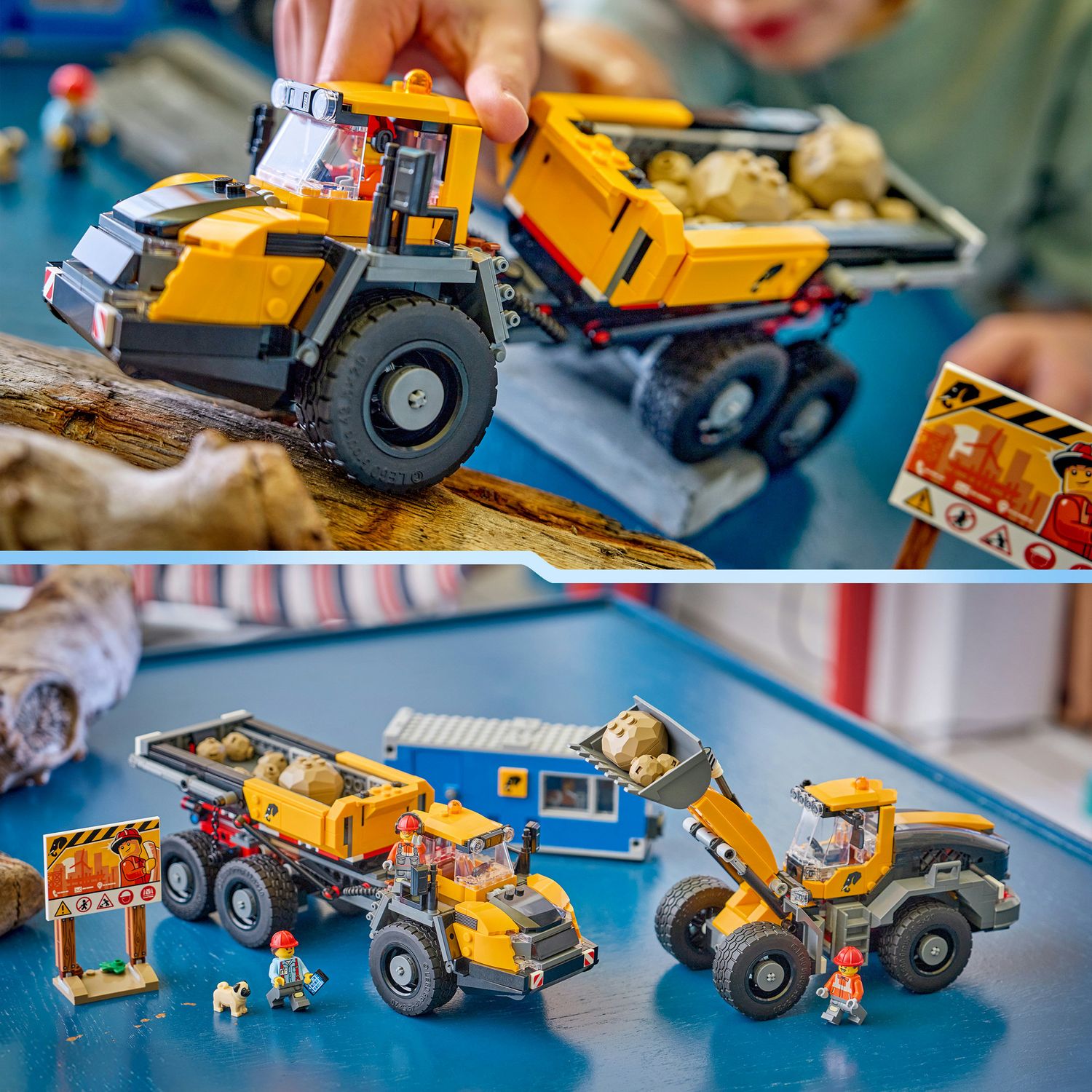 Lego city camion ribaltabile e pala meccanica - 60494 - Lego