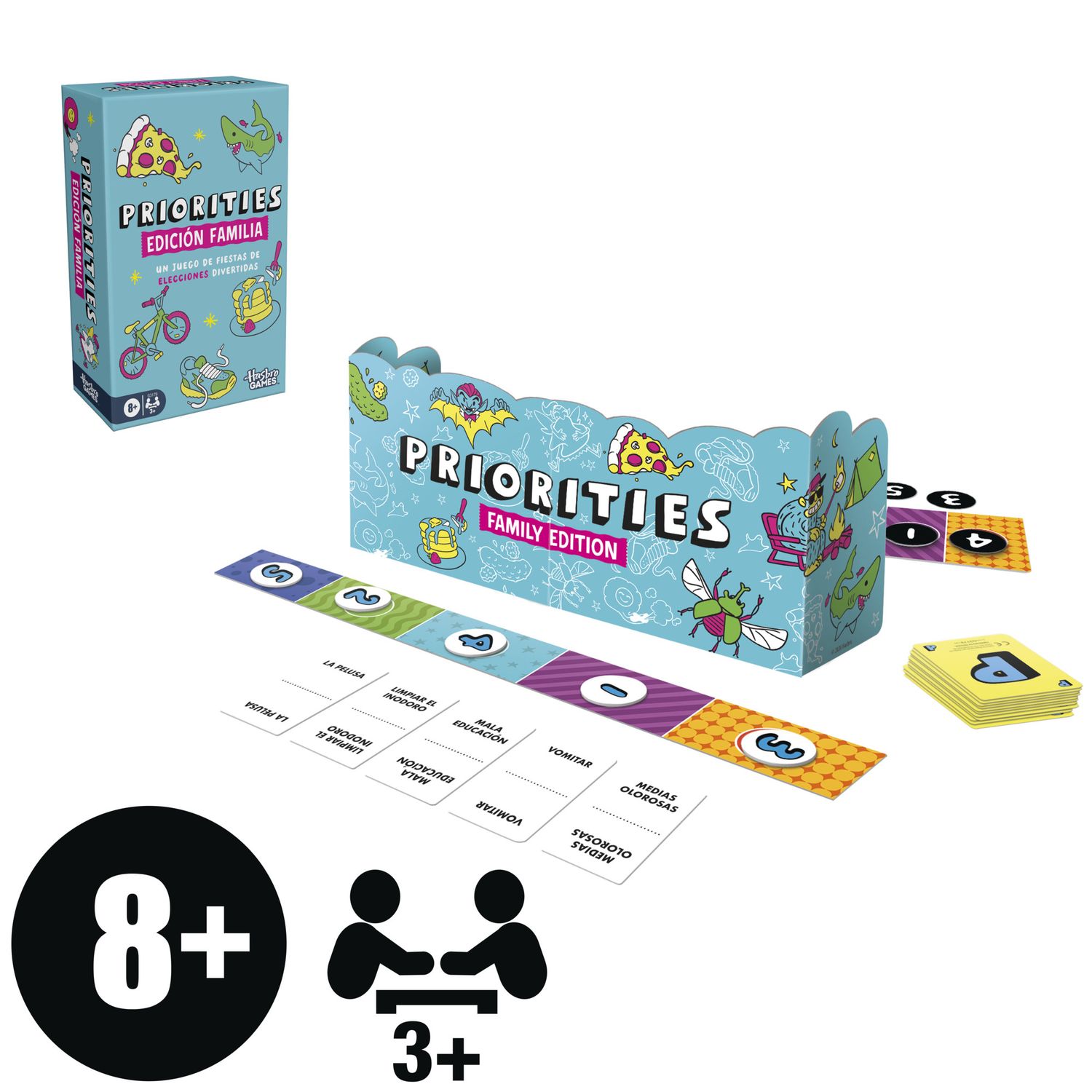 Priorities family – gioco da tavolo per famiglie e amici, divertente e coinvolgente - HASBRO GAMING