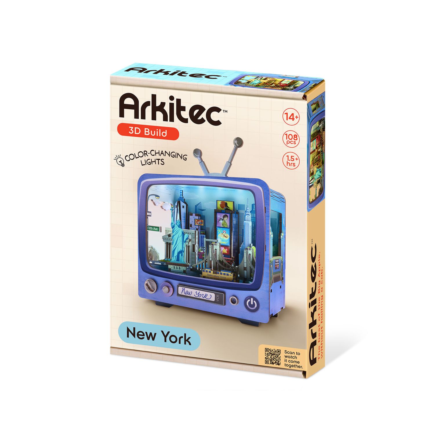 Arkitec - cityscape new york puzzle 108 pz. - NO BRAND