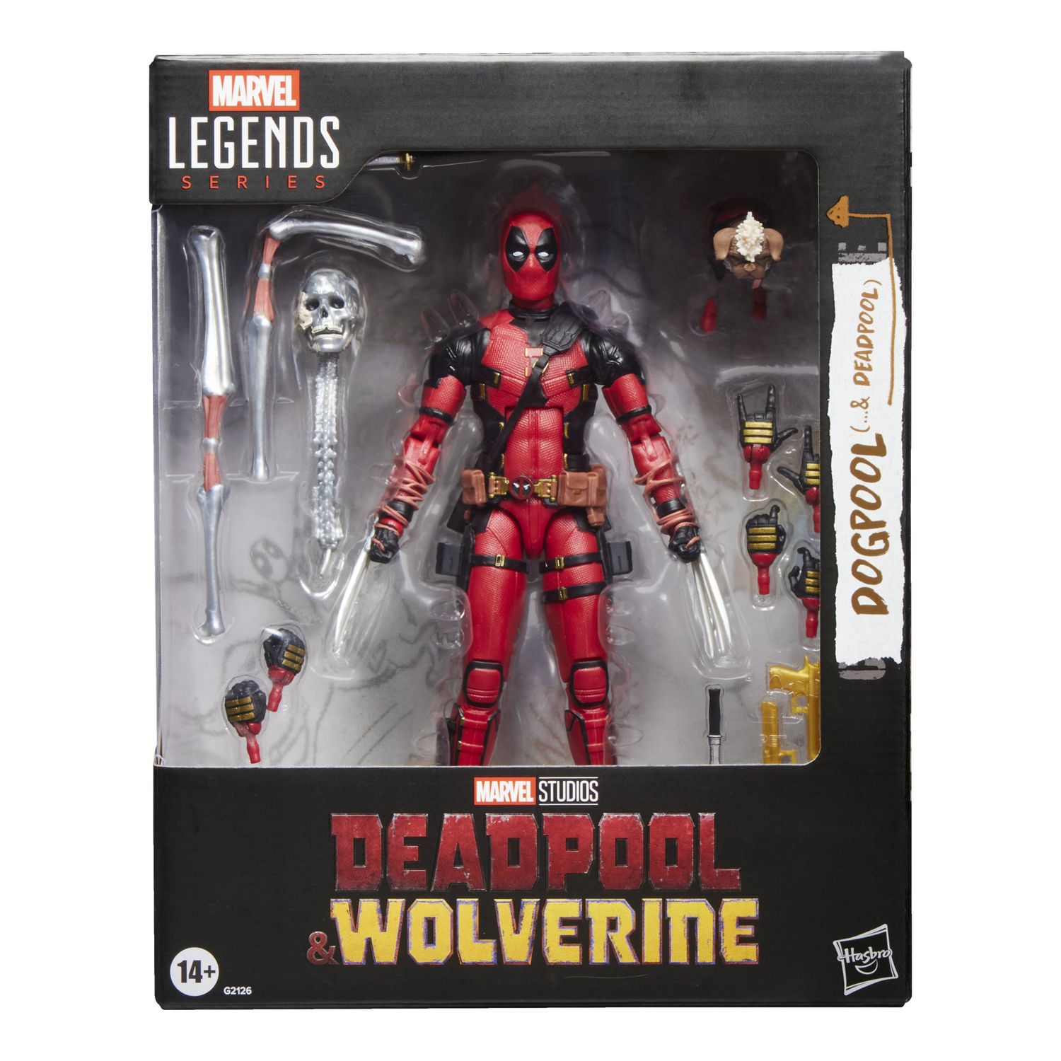 Hasbro marvel legends series, dogpool & deadpool –  idea regalo, action figure collezionabile da 15 cm - MARVEL