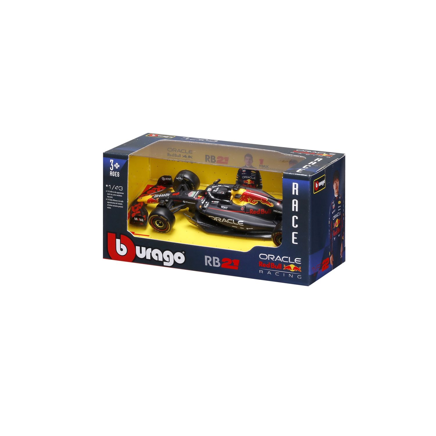 F1 bburago redbull rb21 verstappen 1 43 - BBURAGO