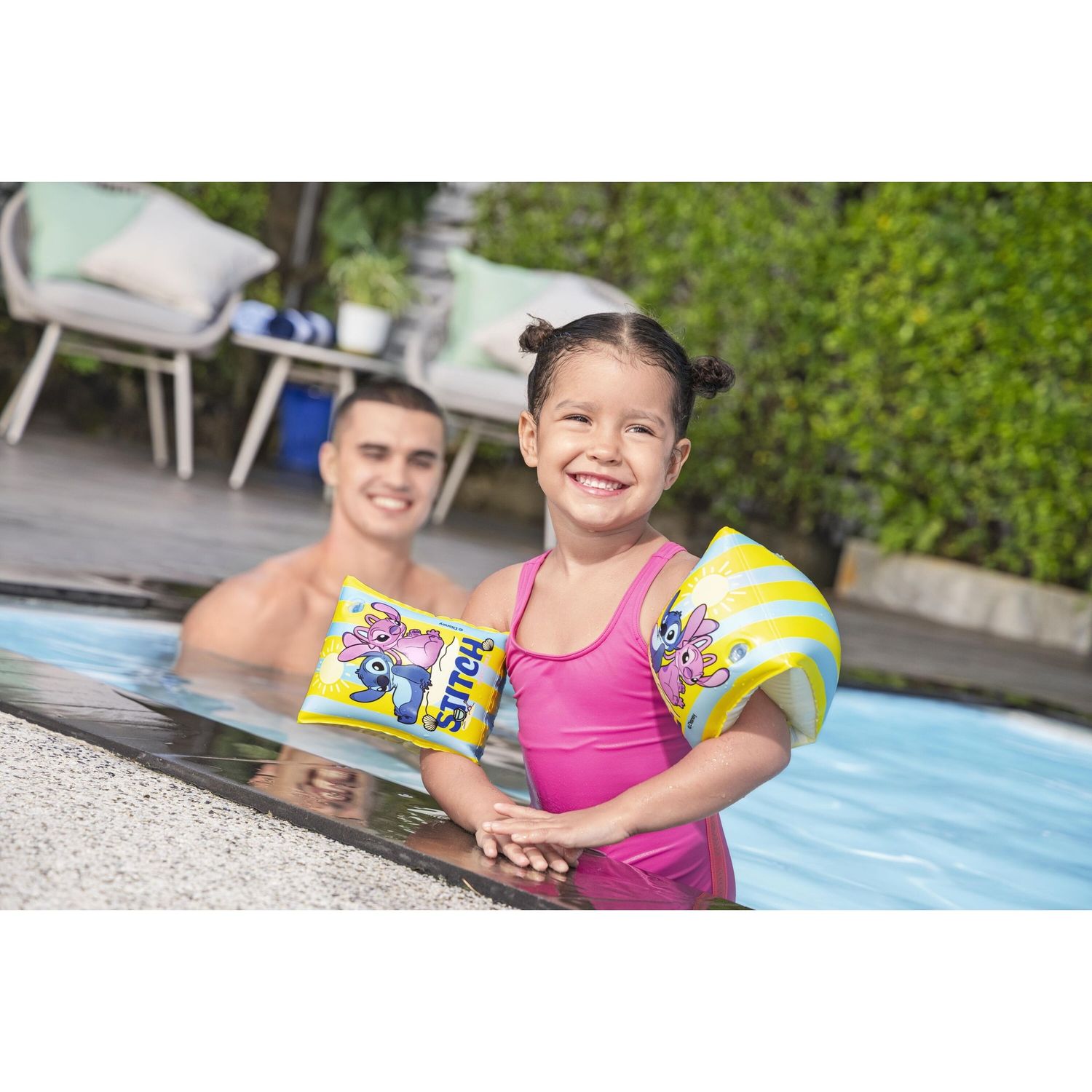 Braccioli gonfiabili con stampa tropicali 3‑6 anni disney stitch - Bestway, Disney Stitch