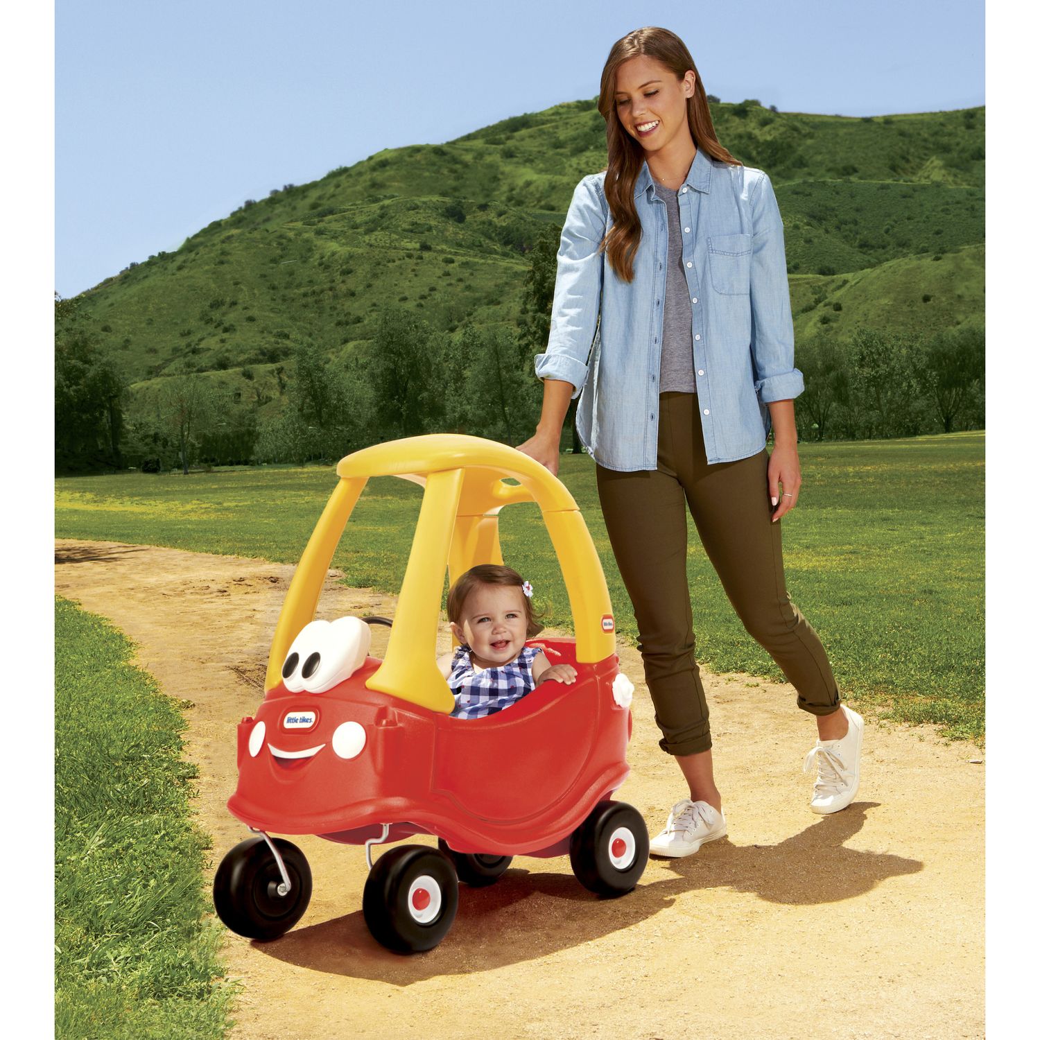Little tikes cozy coupe - macchinina per bambini con clacson funzionante, interruttore di accensione e tappo del carburante - LITTLE TIKES