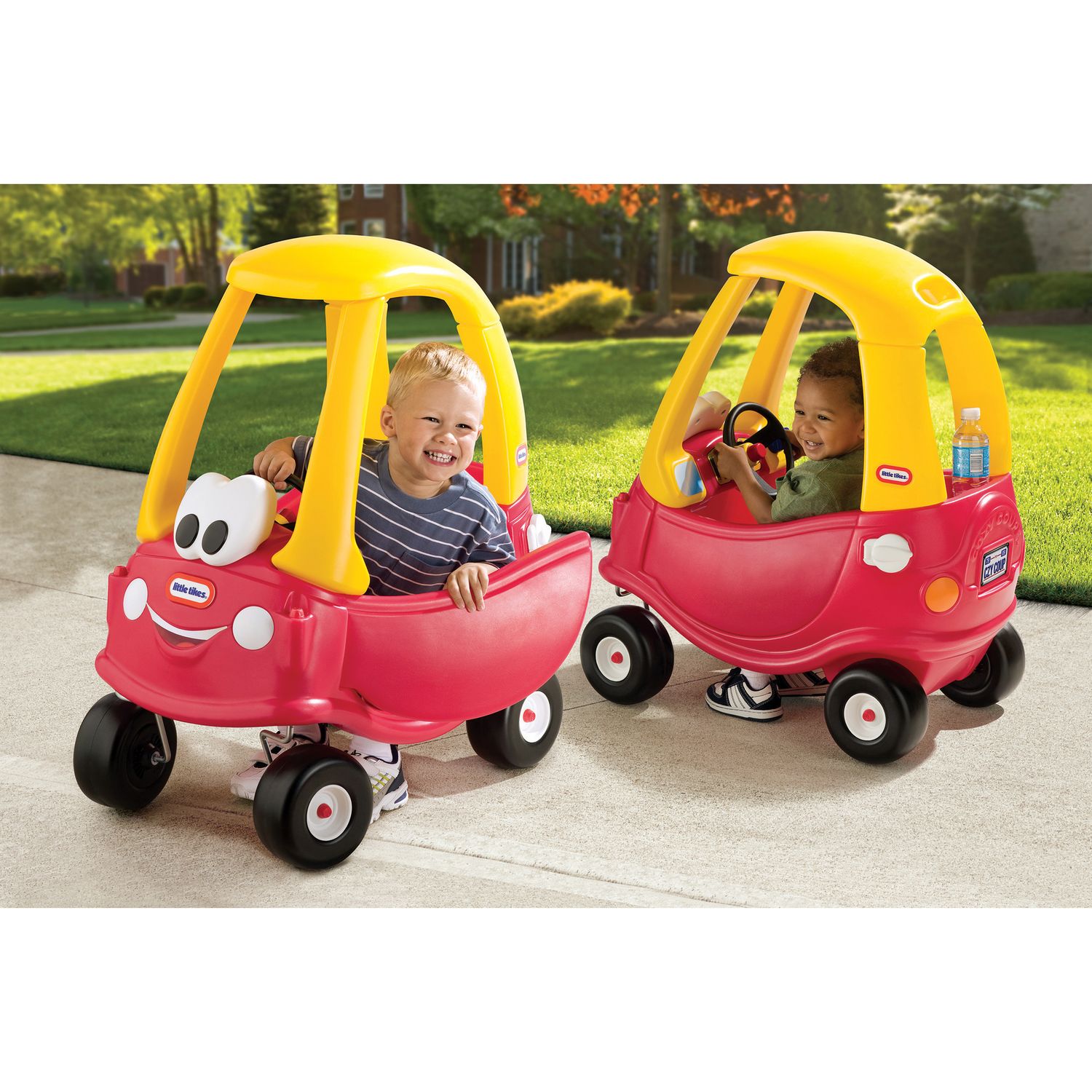 Little tikes cozy coupe - macchinina per bambini con clacson funzionante, interruttore di accensione e tappo del carburante - LITTLE TIKES