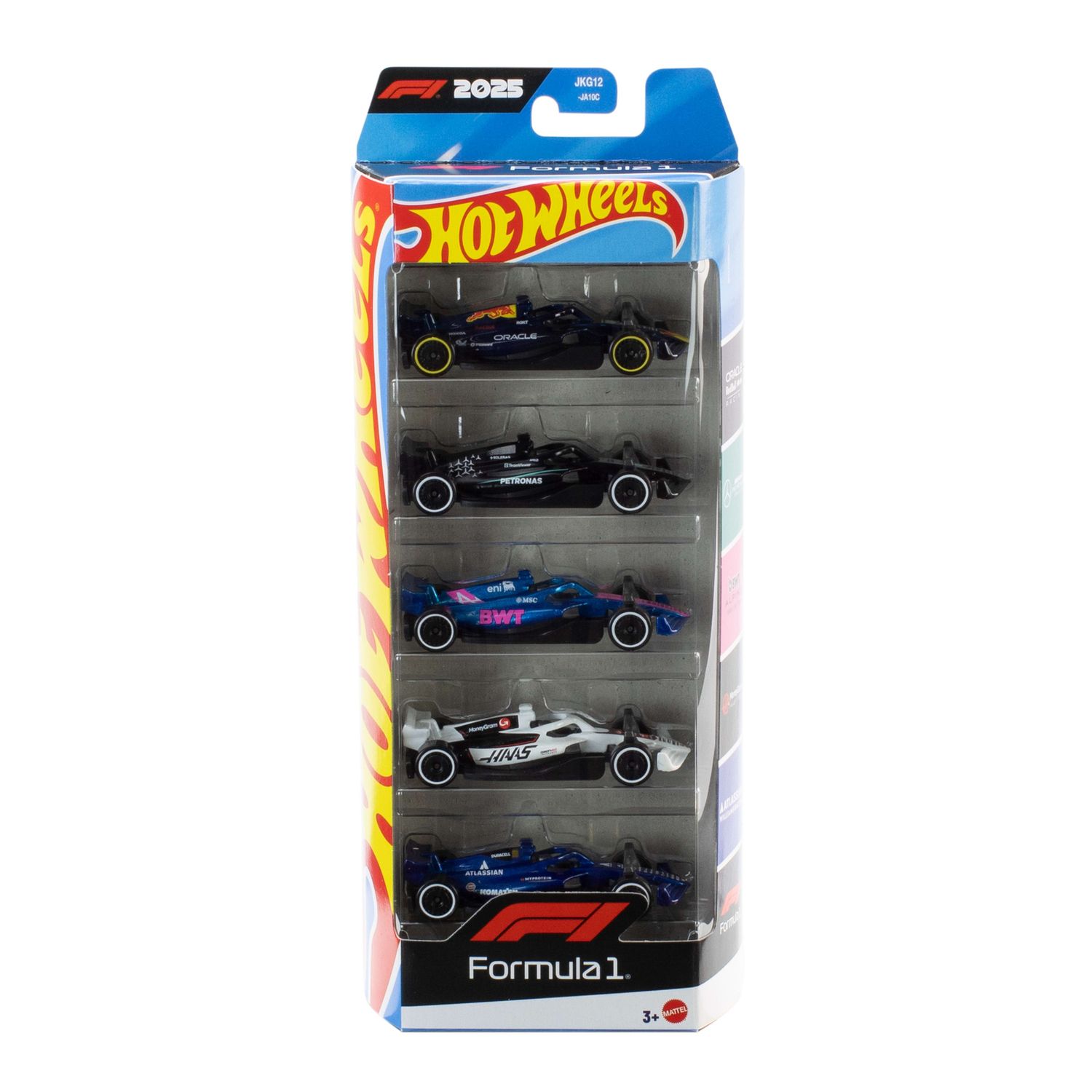 Hot wheels - set 5 veicoli formula 1 - Hot Wheels