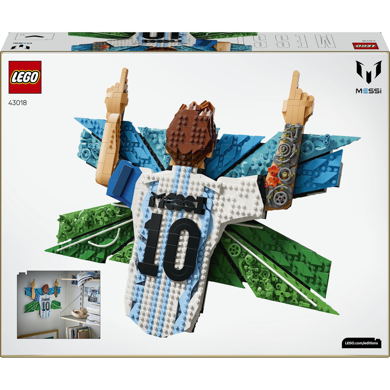 Lego editions football lionel messi – celebrazione - 43018 - Lego