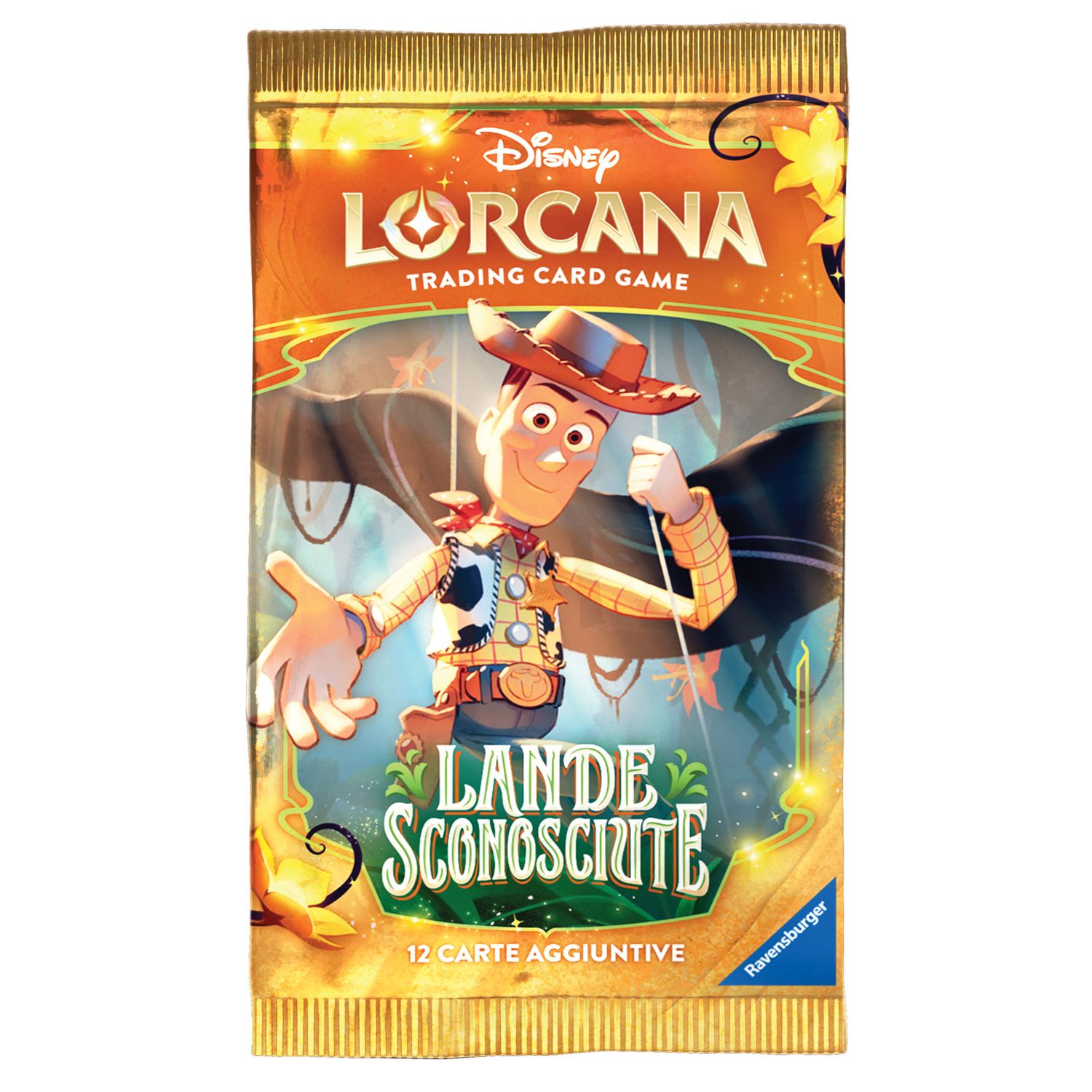 Ravensburger disney lorcana tcg dlc booster s12, pacchetti di lancio, 2 giocatori, 8+ anni, versione italiana - RAVENSBURGER, Disney, Lorcana