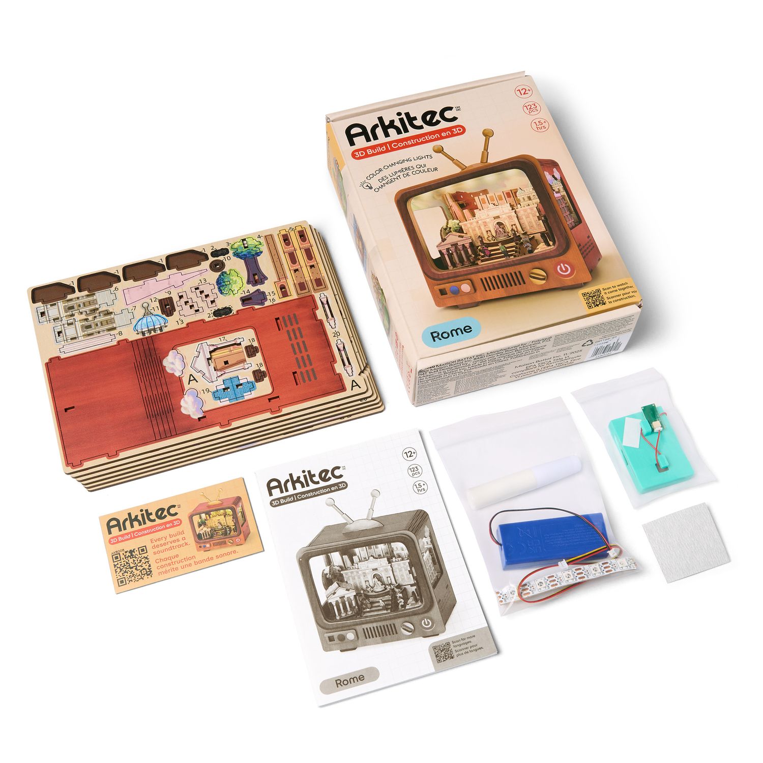 Arkitec - cityscape rome puzzle 123 pz. - NO BRAND
