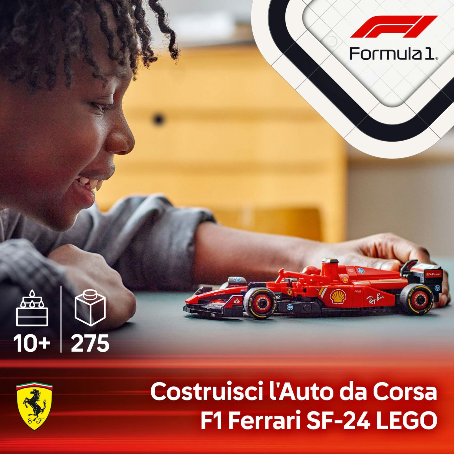 Lego speed champions auto da corsa f1® ferrari sf-24 - 77242 - Lego
