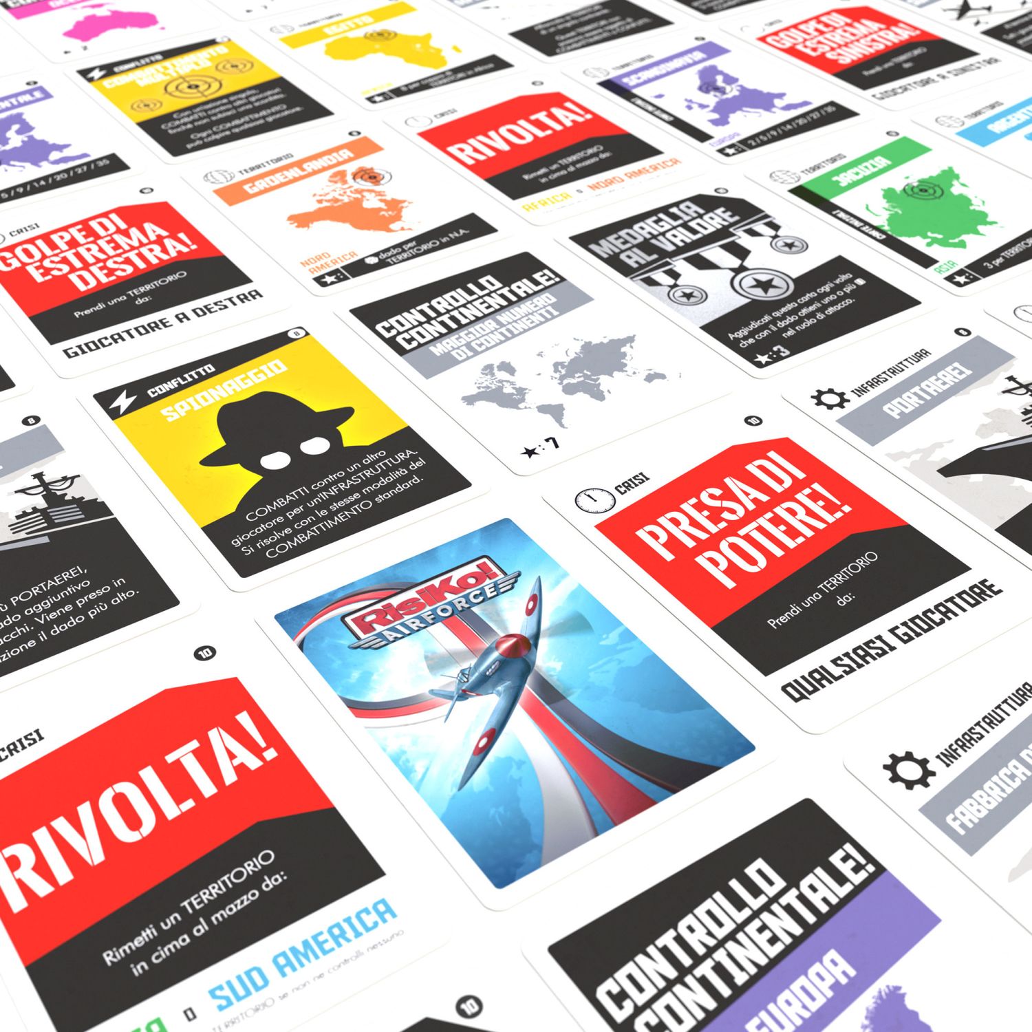 Risiko airforce gioco di carte, 2-6 giocatori, 10+ - RISIKO