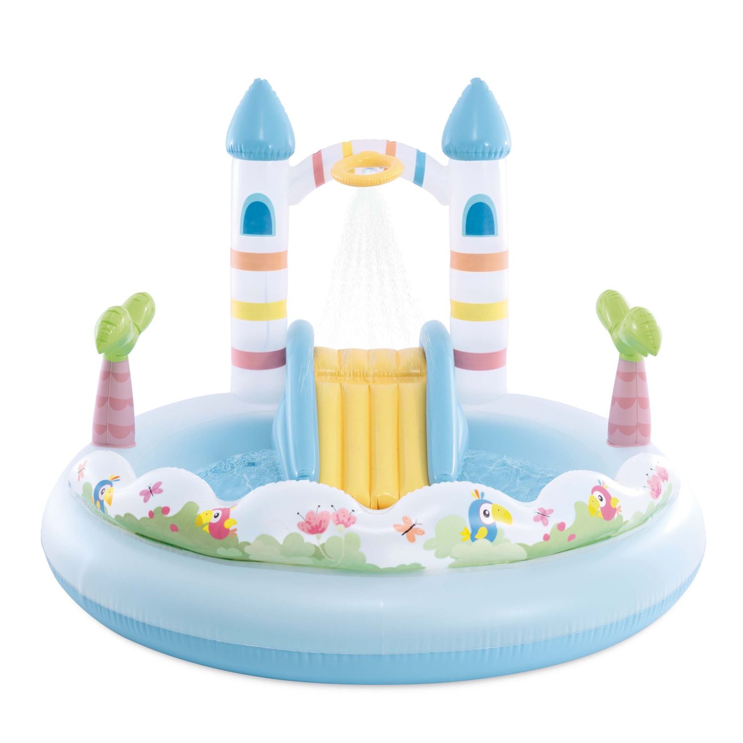 Intex 56148np - piscina gonfiabile play center castello unicorno, 196x178x127 cm, 2+ anni - INTEX