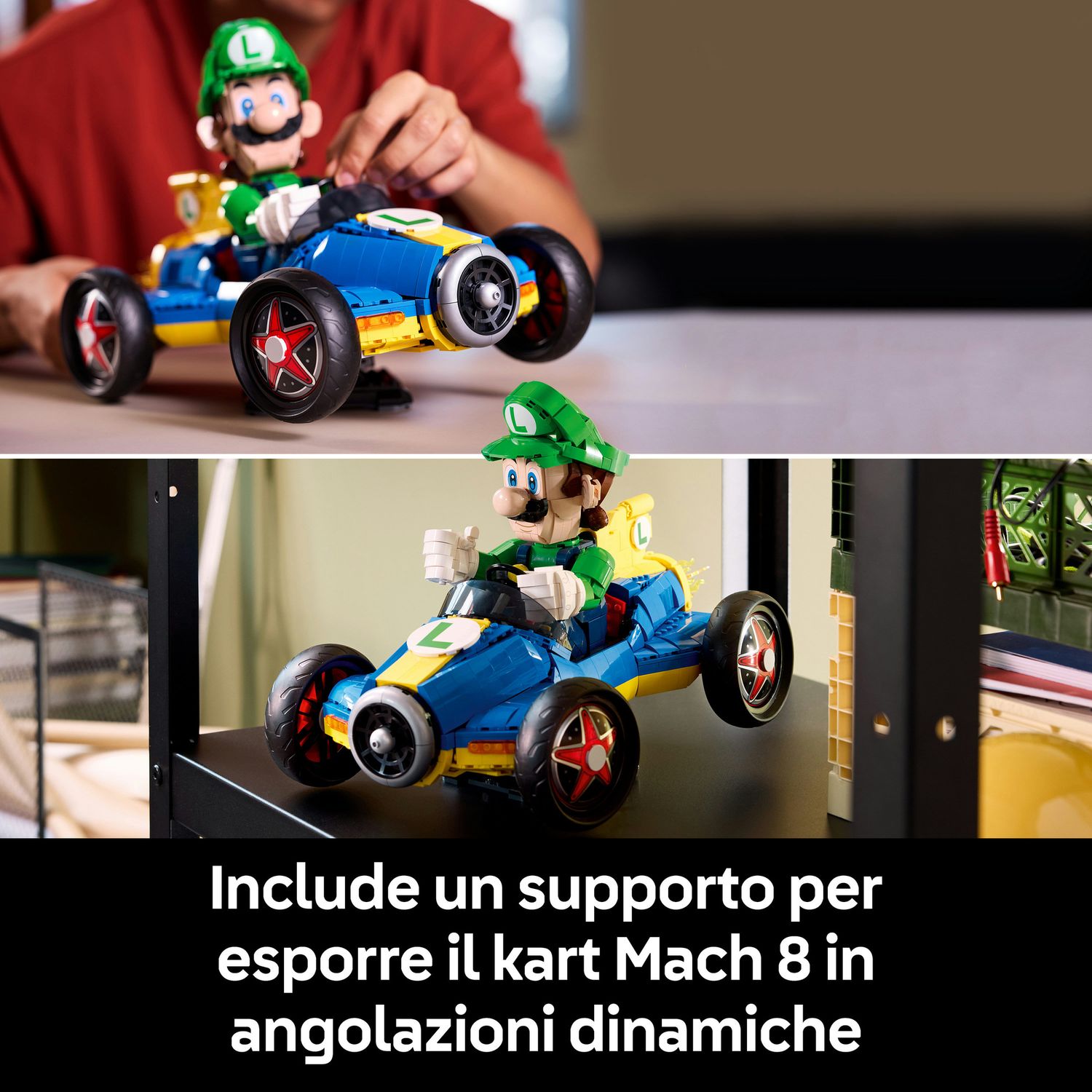 Lego super mario mario kart™: luigi e mach 8 - 72050 - Super Mario, Lego