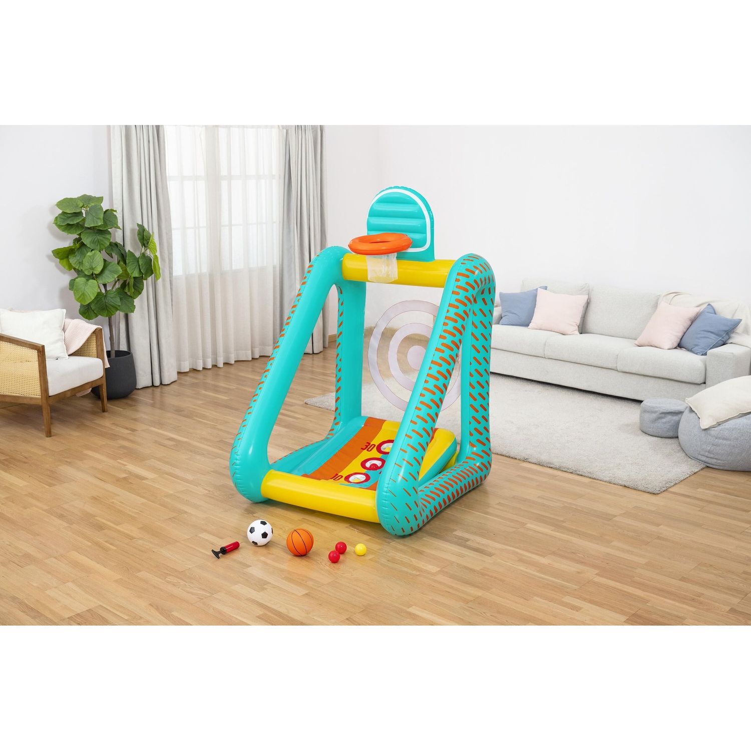 Gioco da giardino perfect aim 3 in 1 1,27 x 1,09 x 1,78 m - Bestway