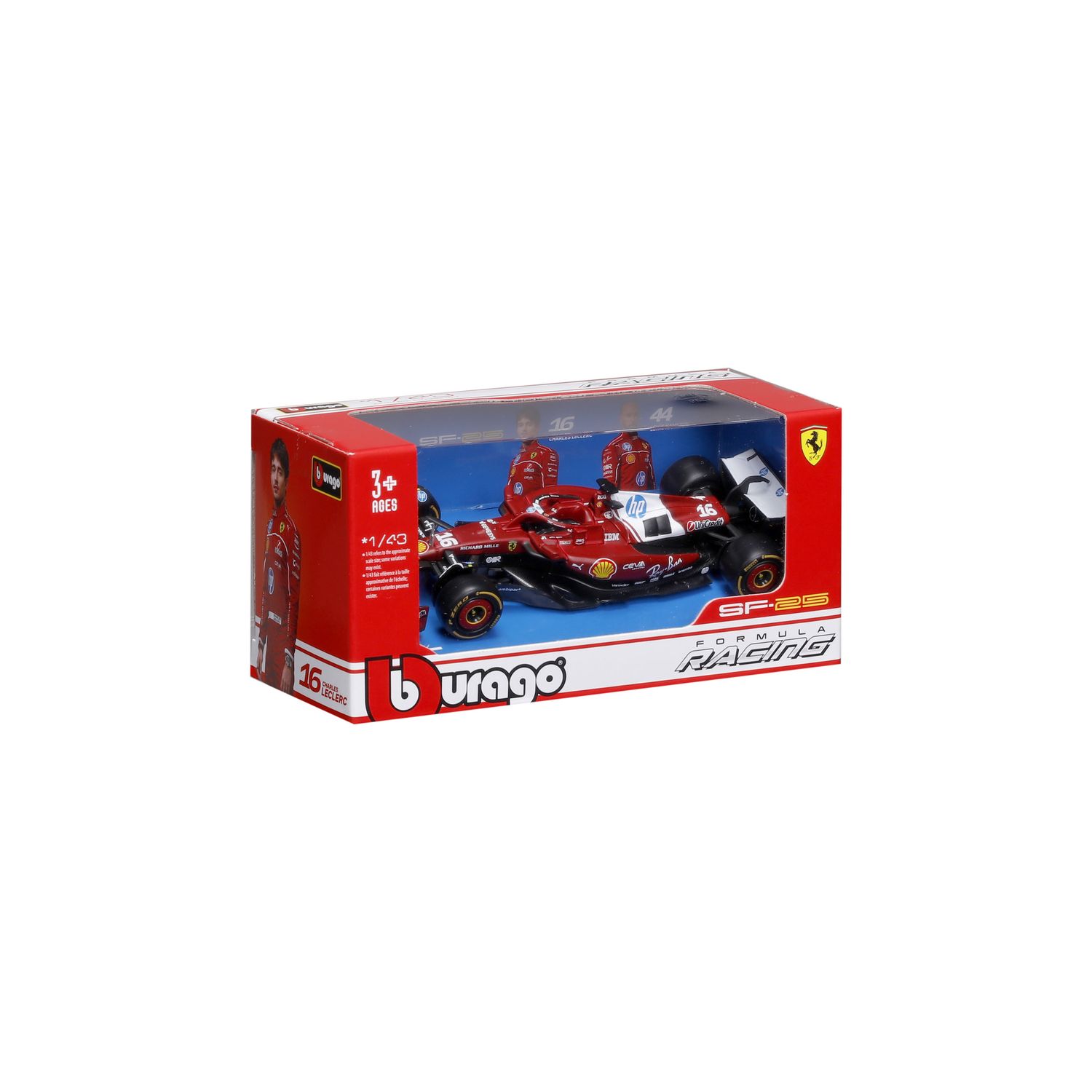 F1 bburago ferrari sf-25 leclerc 1:43 - BBURAGO, FERRARI