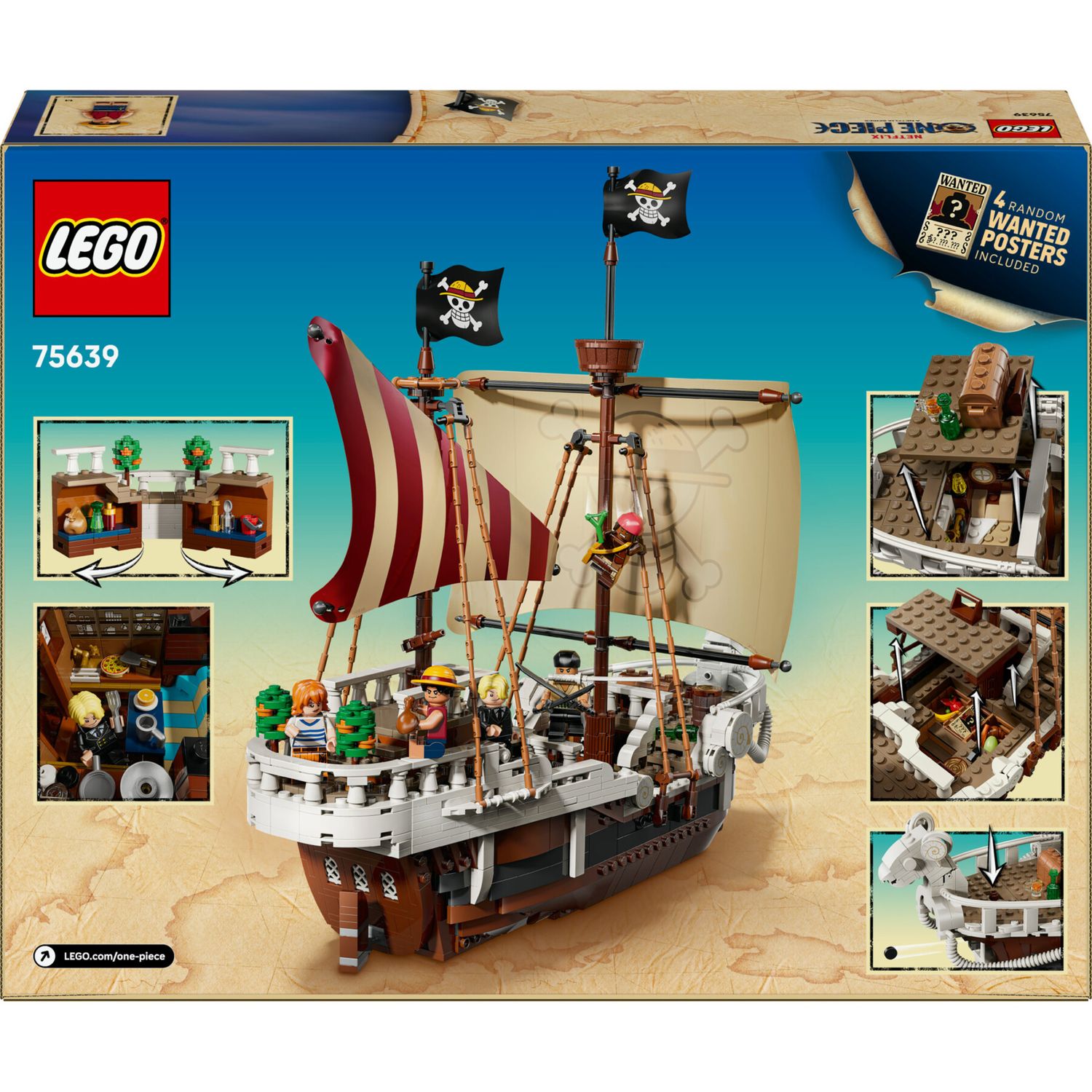 Lego one piece 75639 la nave pirata going merry - ONE PIECE