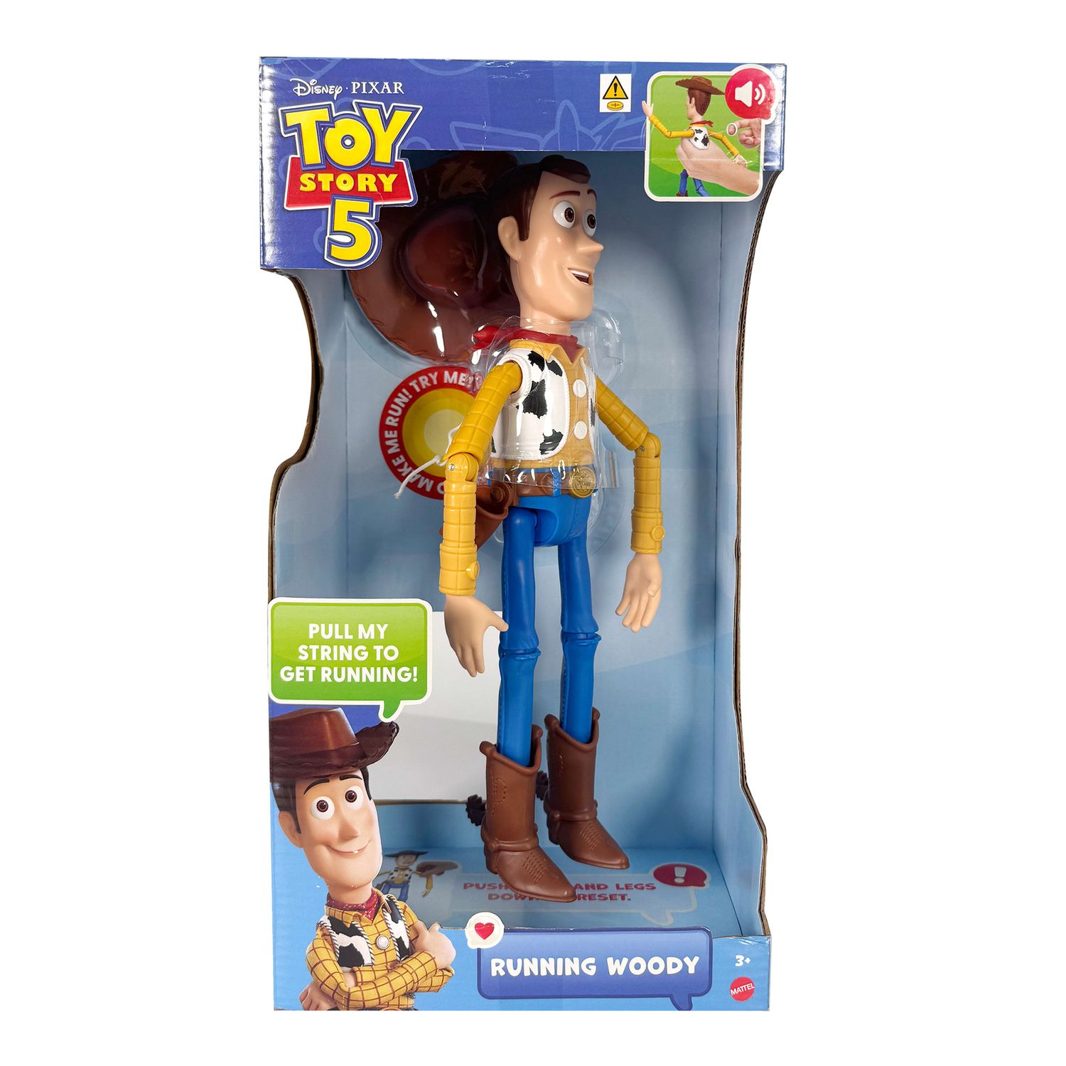 Mattel disney pixar toy story 5 - running woody - MATTEL, TOY STORY, Disney