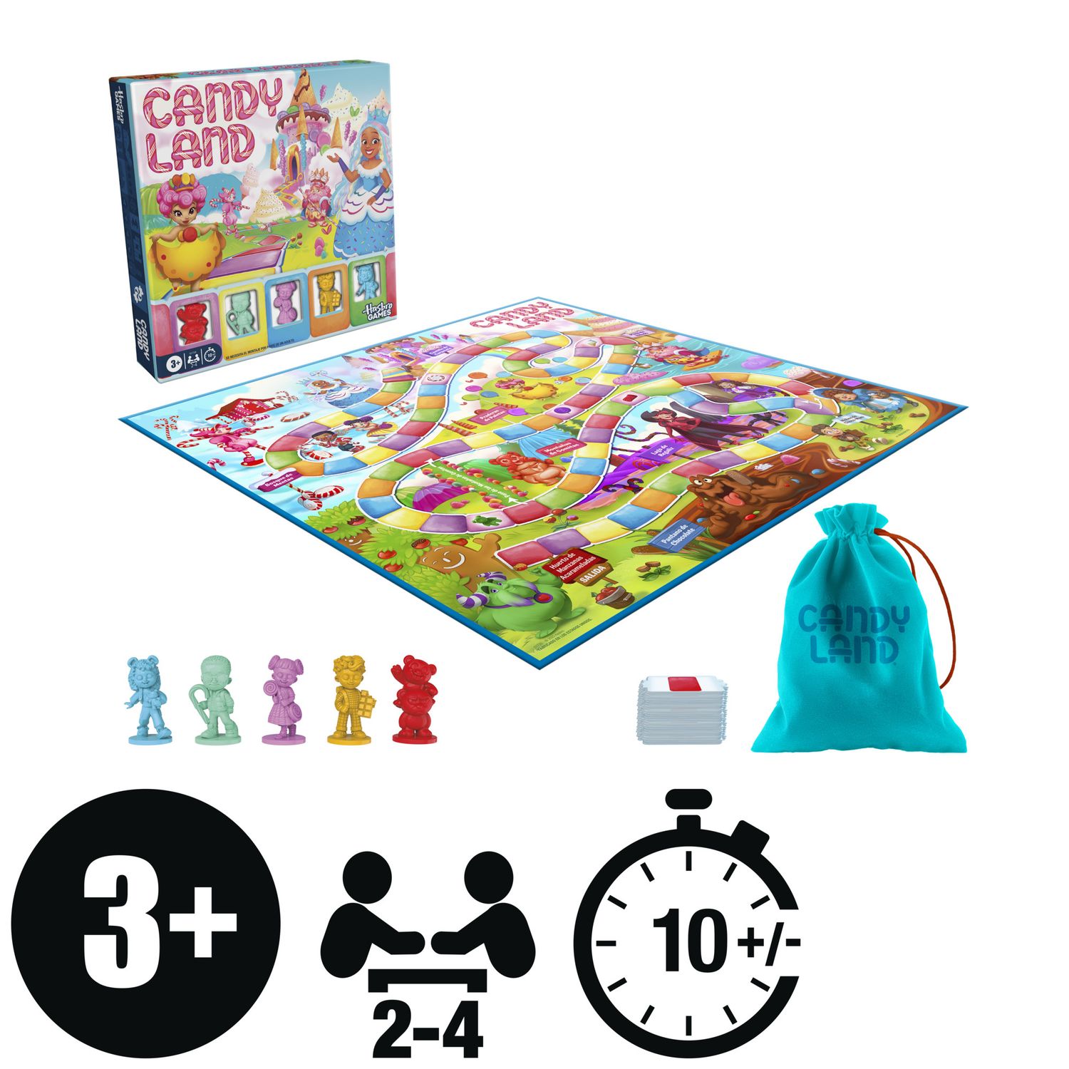 Candyland – gioco da tavolo per famiglie e amici, divertente e coinvolgente - HASBRO GAMING
