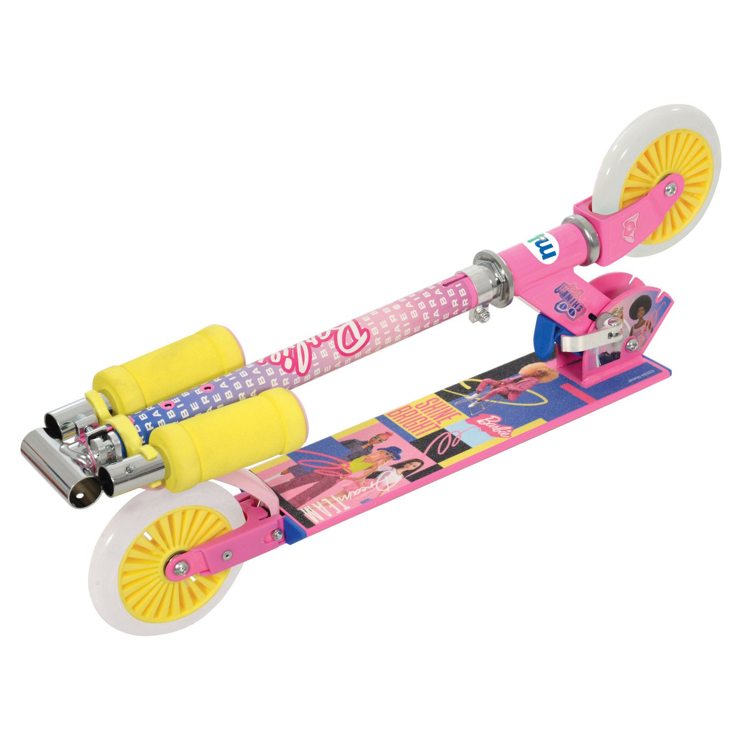 Monopattino a 2 ruote di barbie pieghevole - Barbie