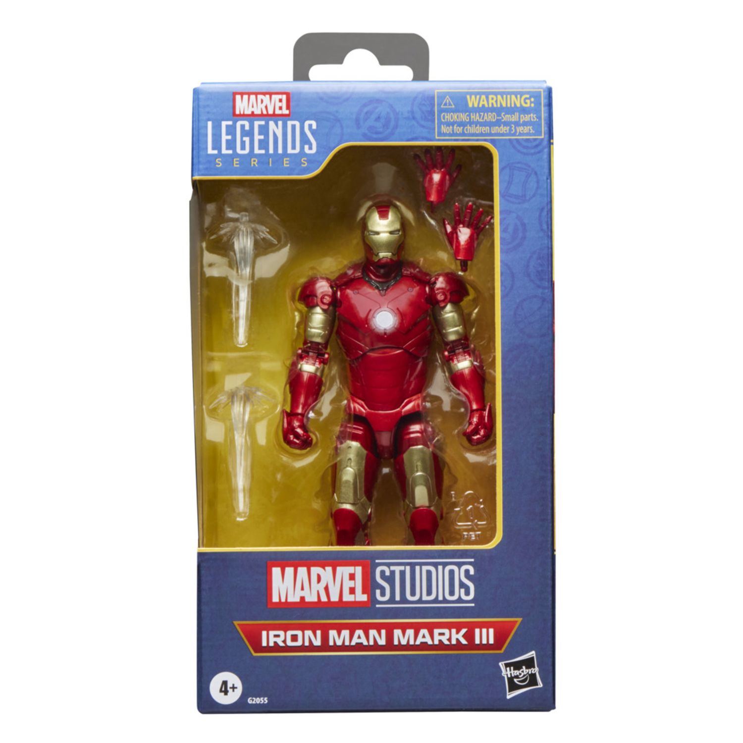 Hasbro marvel legends series - armatura mark iii di iron man, action figure collezionabile ispirata al film di iron man da 15 cm - Avengers