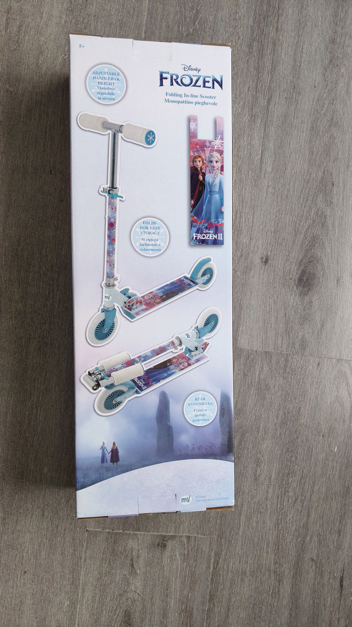 Monopattino a 2 ruote di frozen pieghevole - Frozen