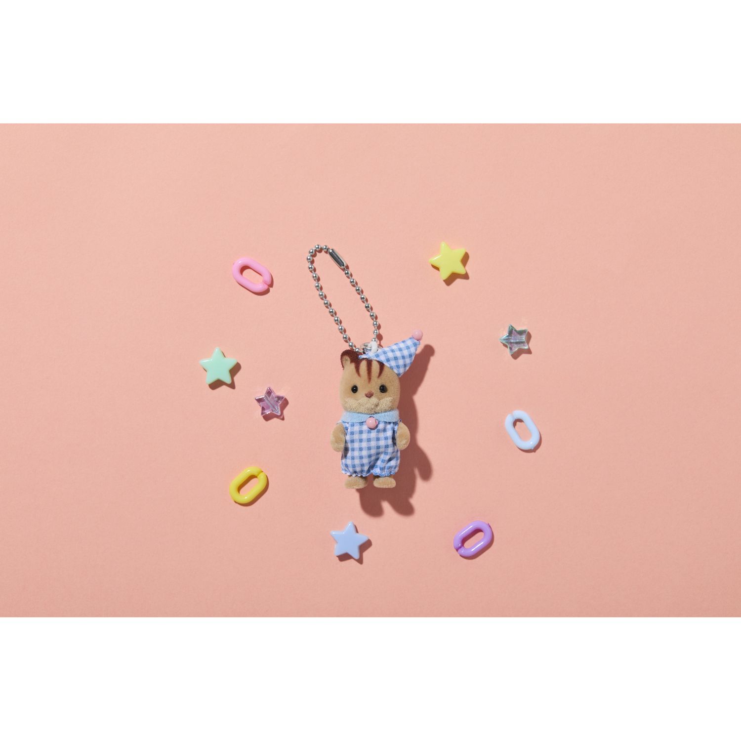 Portachiavi - pigiamino scoiattolo nocciola - SYLVANIAN FAMILY