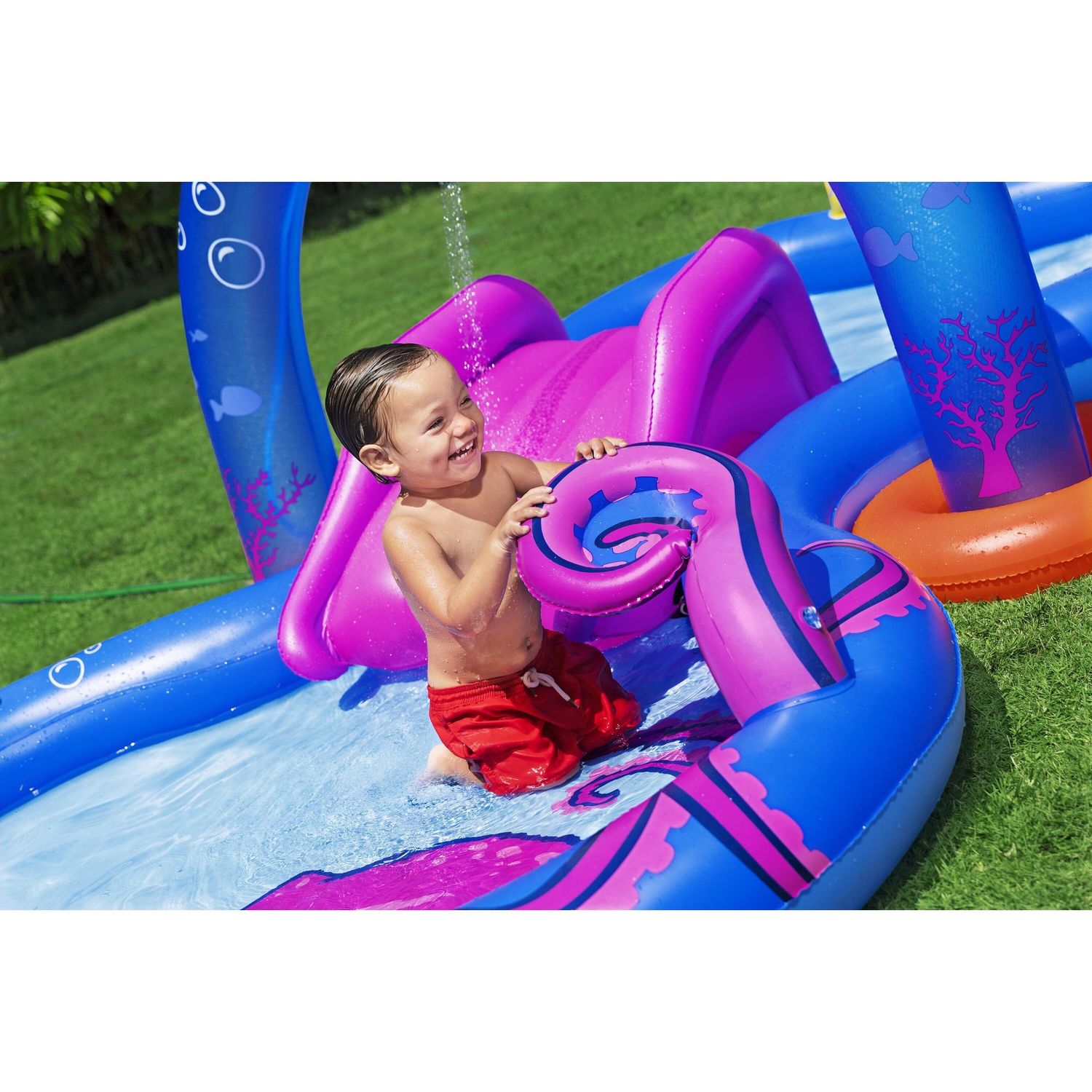 Centro giochi sea odyssey 3,30 x 1,88 m piscina scivolo abissi marini - Bestway