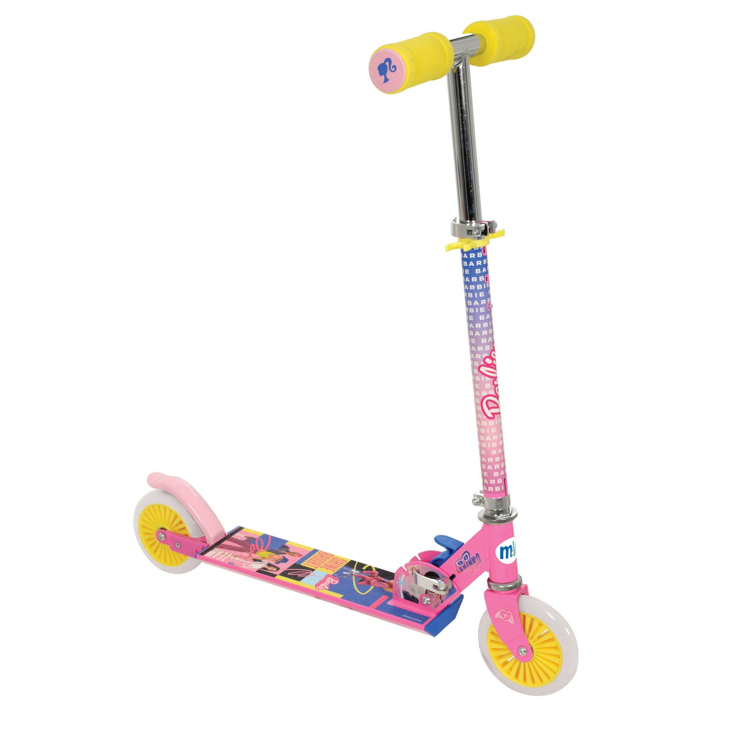 Monopattino a 2 ruote di barbie pieghevole - Barbie