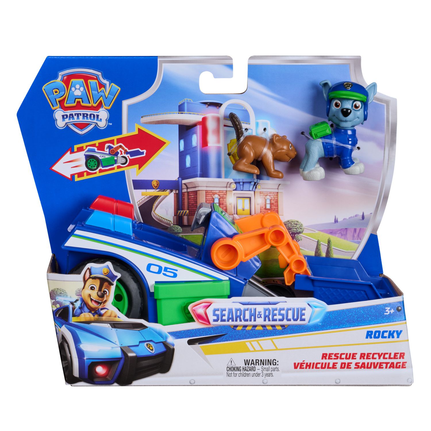 Paw patrol veicolo search & rescue rocky, 3+ - Paw Patrol