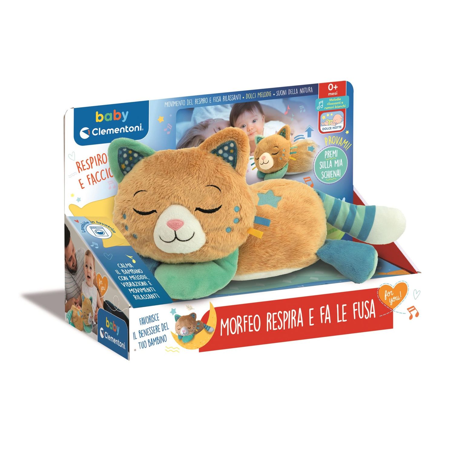 Morfeo gattino del relax - respira e fa - CLEMENTONI