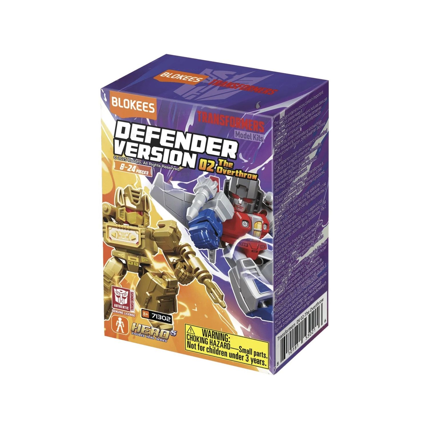 Blokees figures - transformers - defender version 02 - the overthrow - assortito - TRANSFORMER, BLOKEES