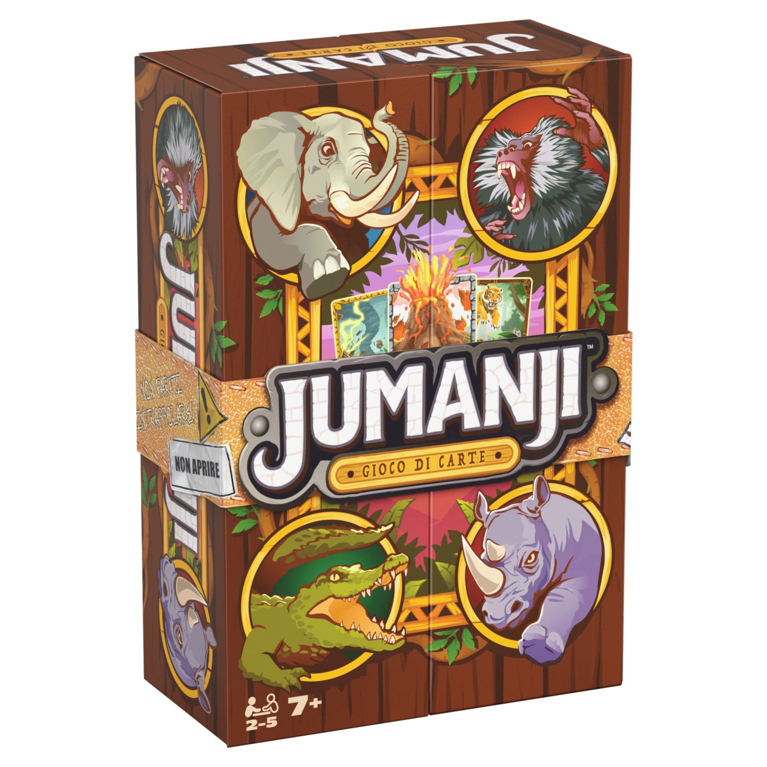 Jumanji gioco di carte, 2-5 giocatori, 7+ - JUMANJI
