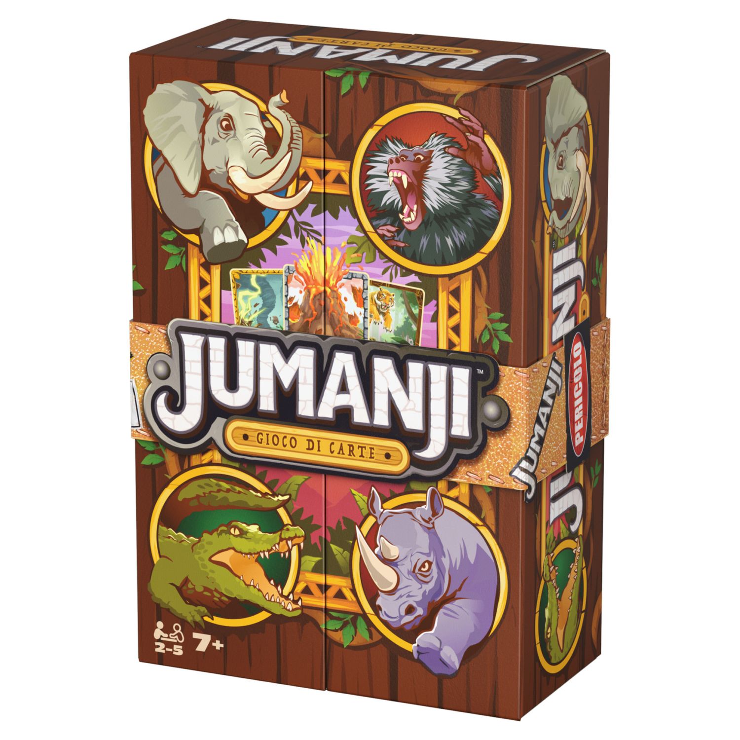Jumanji gioco di carte, 2-5 giocatori, 7+ - JUMANJI